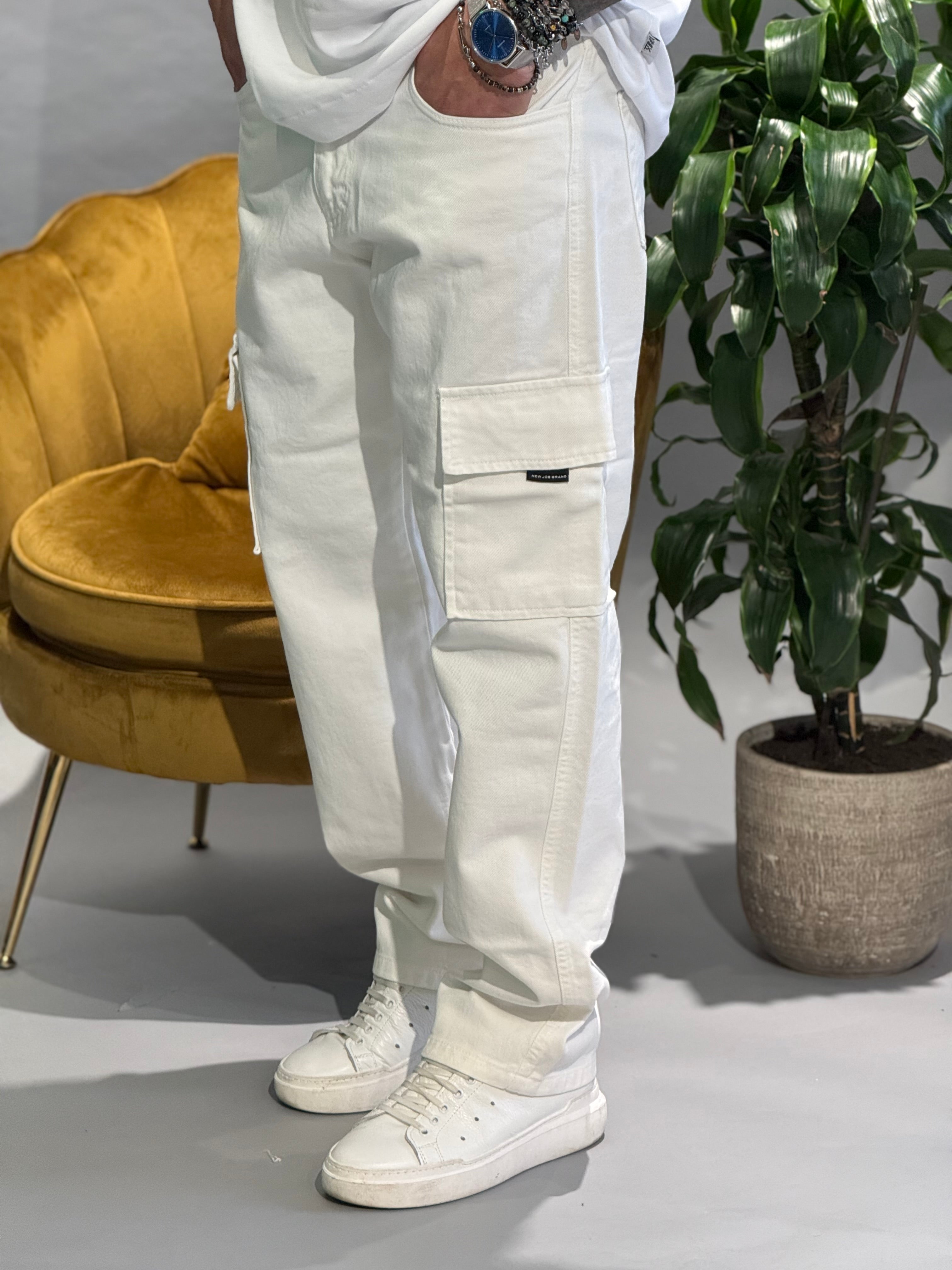 JEANS CARGO FONDO AMPIO NEW JOB BRAND