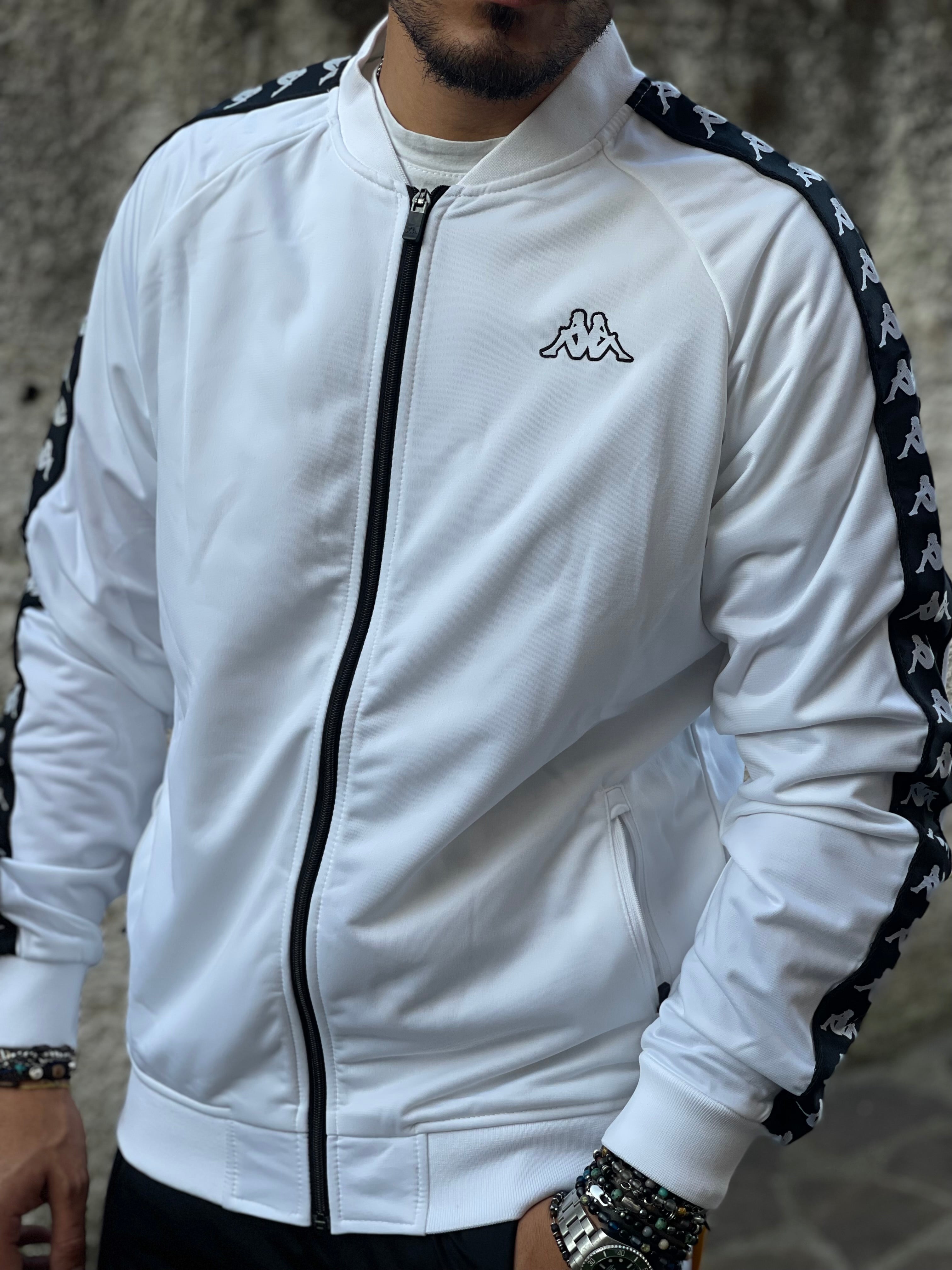 FELPA ZIP BIANCA KAPPA