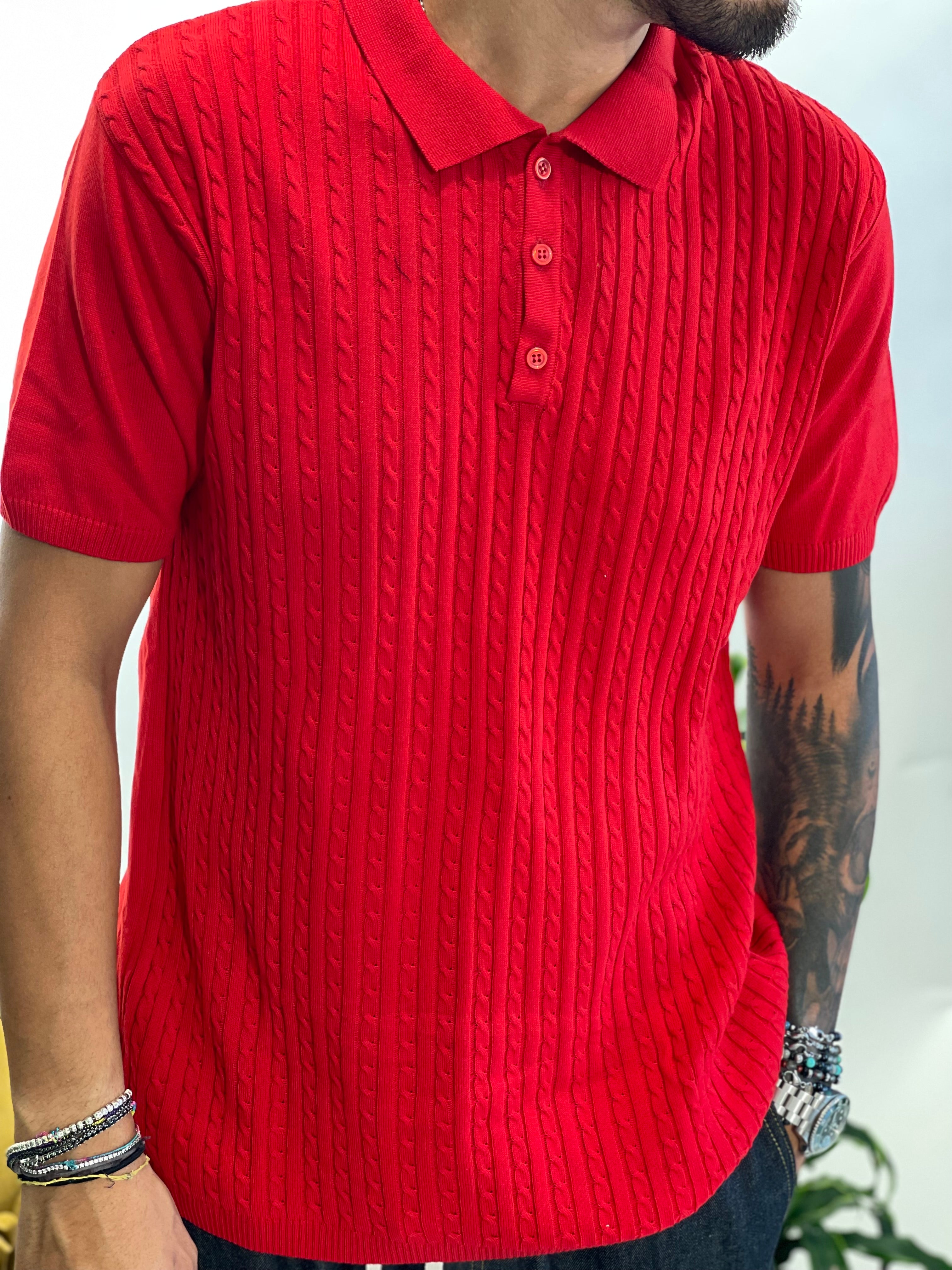 POLO TRAMA RED
