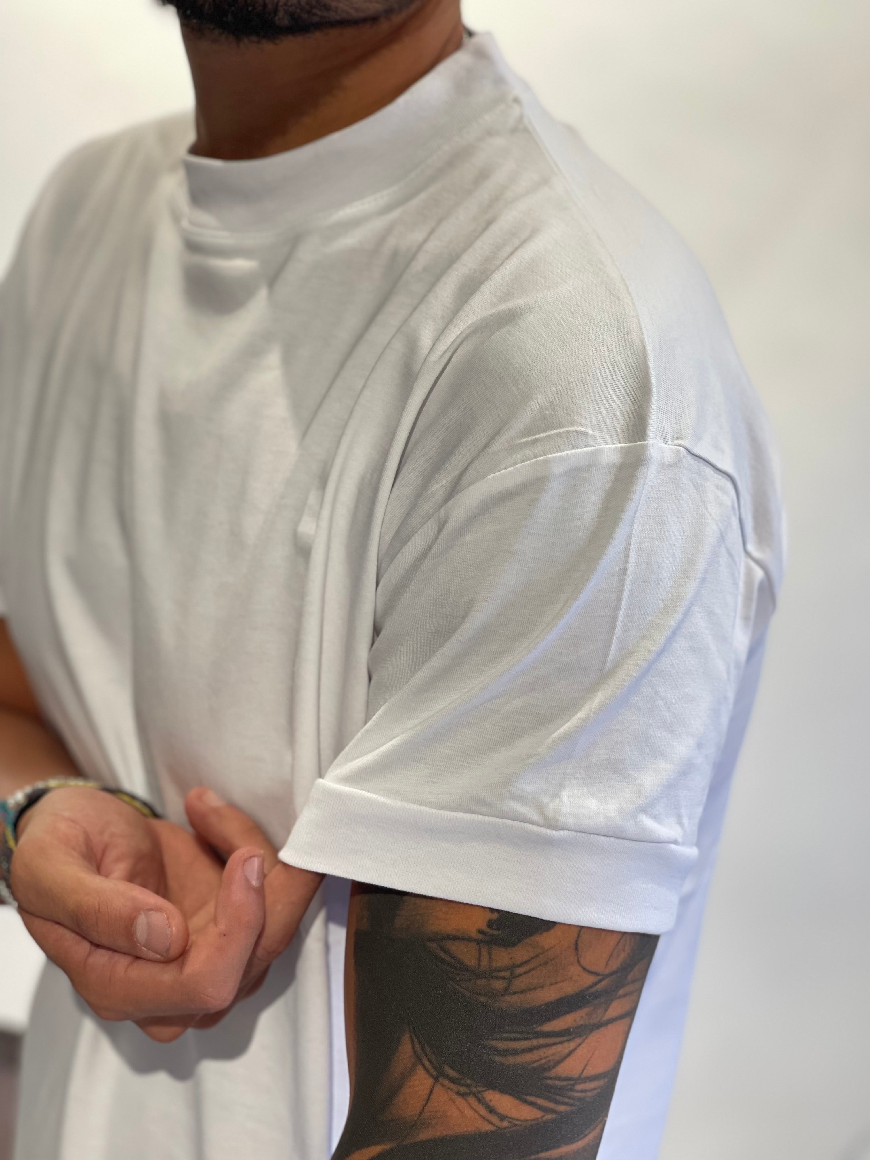 SHIRT NJB 692 MEZZOCOLLO BIANCO