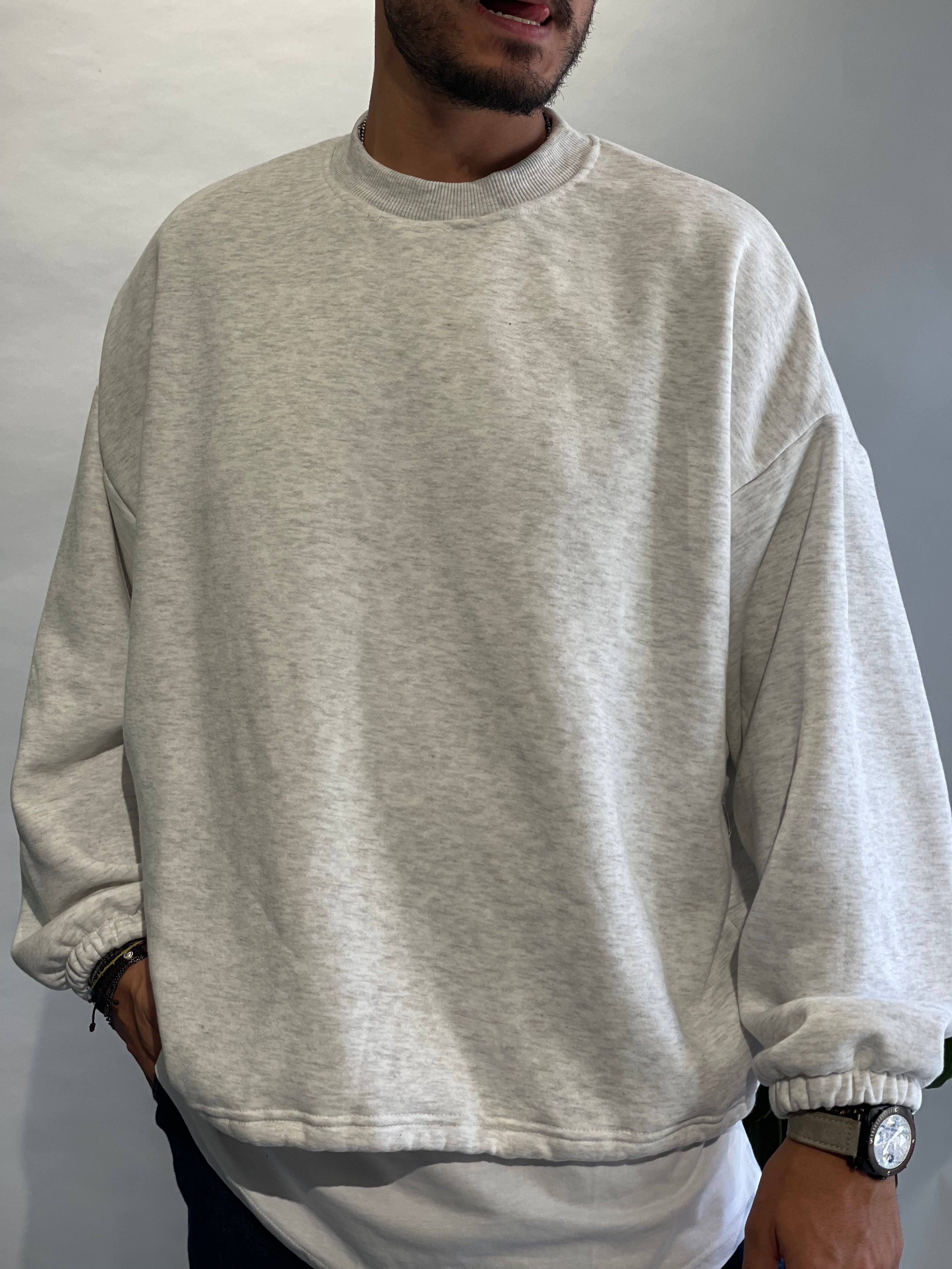 Felpa Oversize Fondo regolabile New job Brand
