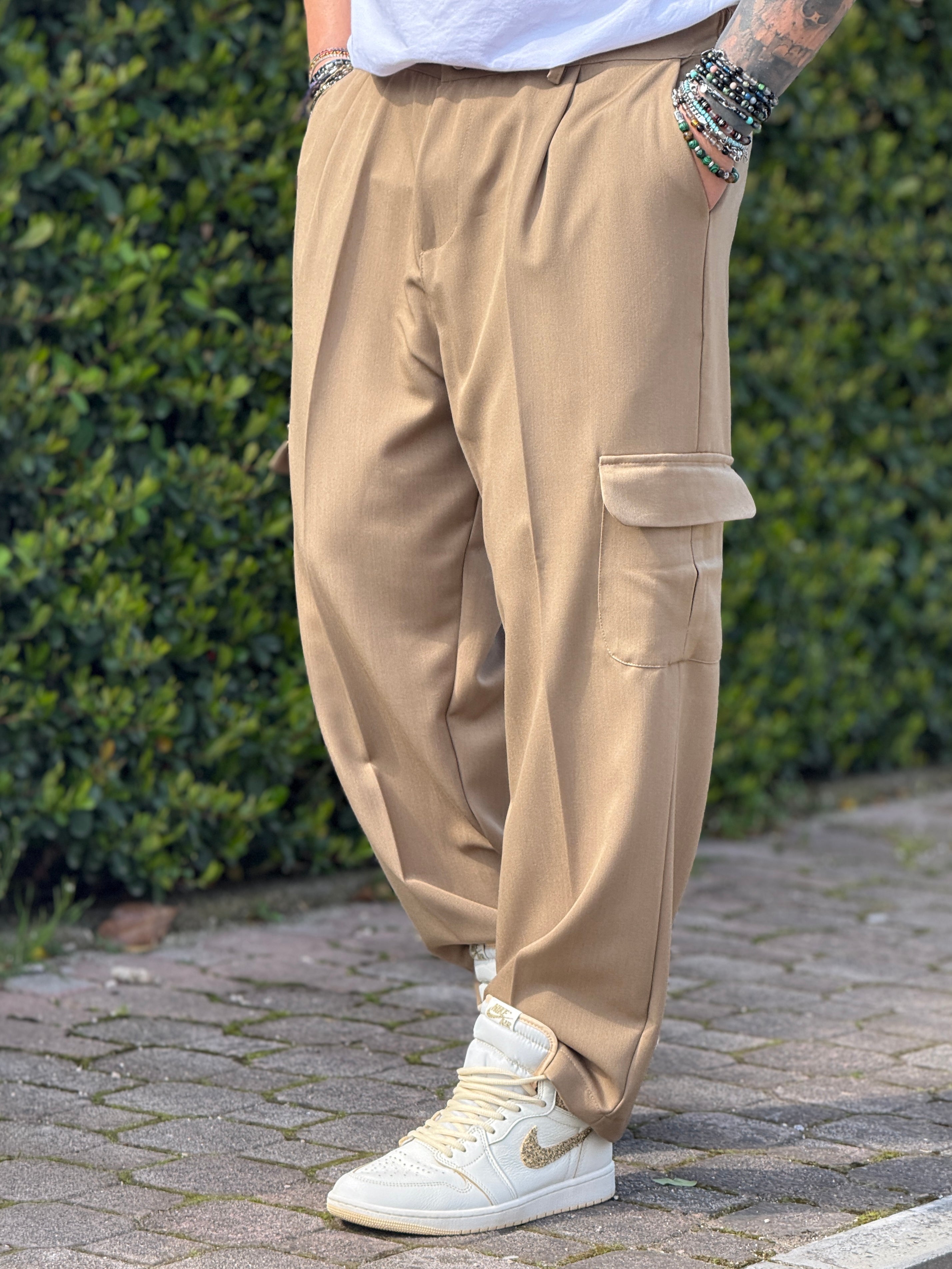 PANTALACCIO STROMBOLI BEIGE NEW JOB BRAND