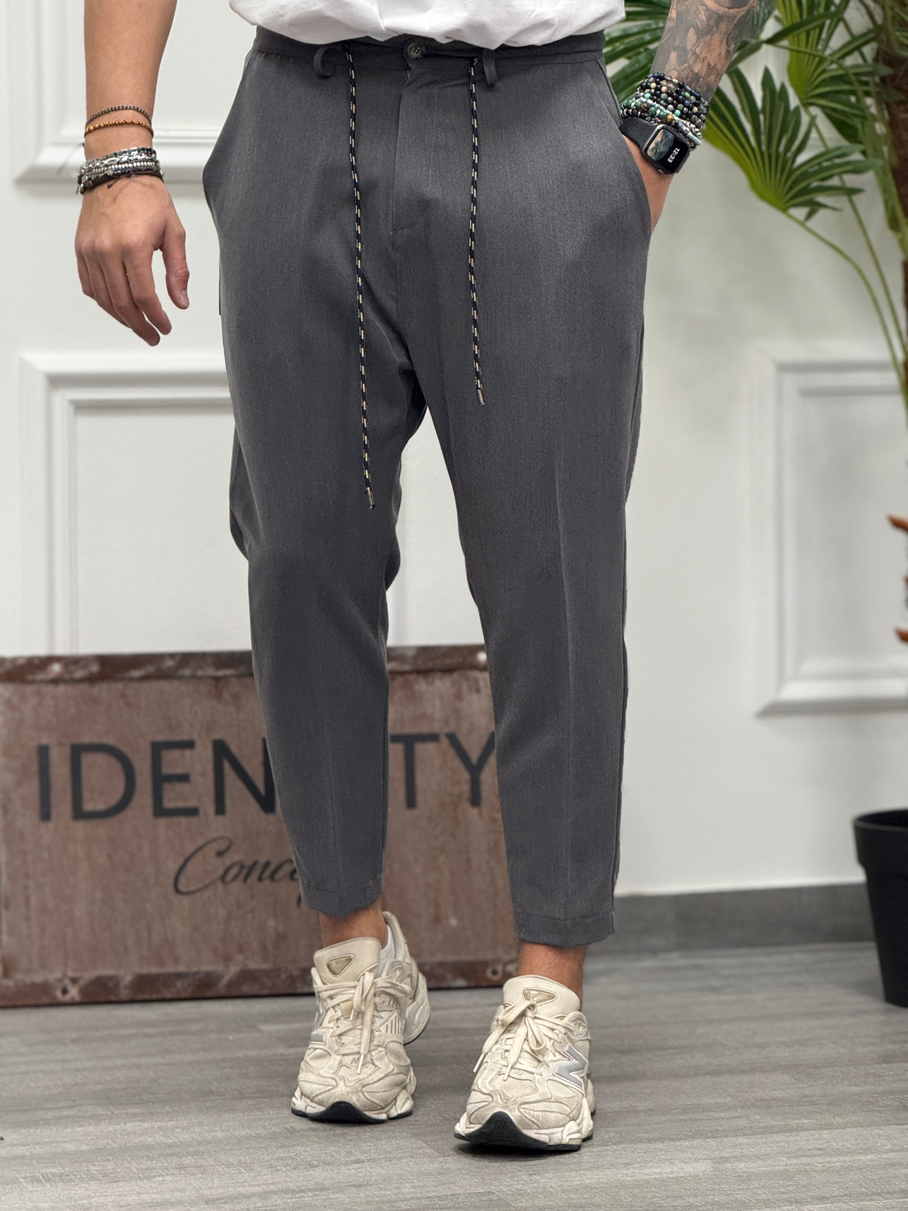 PANTALONE BRIAN GRIGIO NEW JOB BRAND