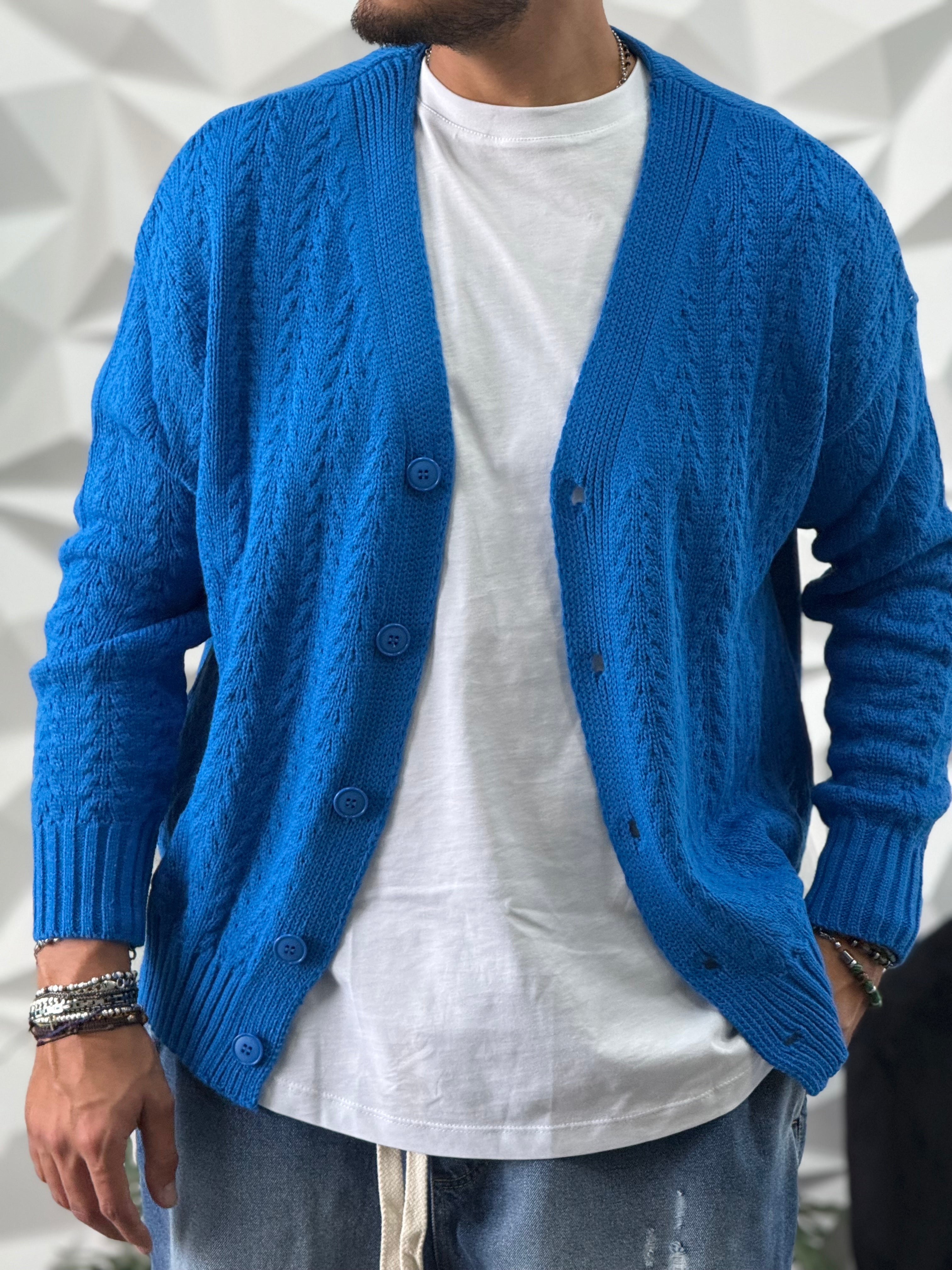 Cardigan Cropped royal New Job Brand