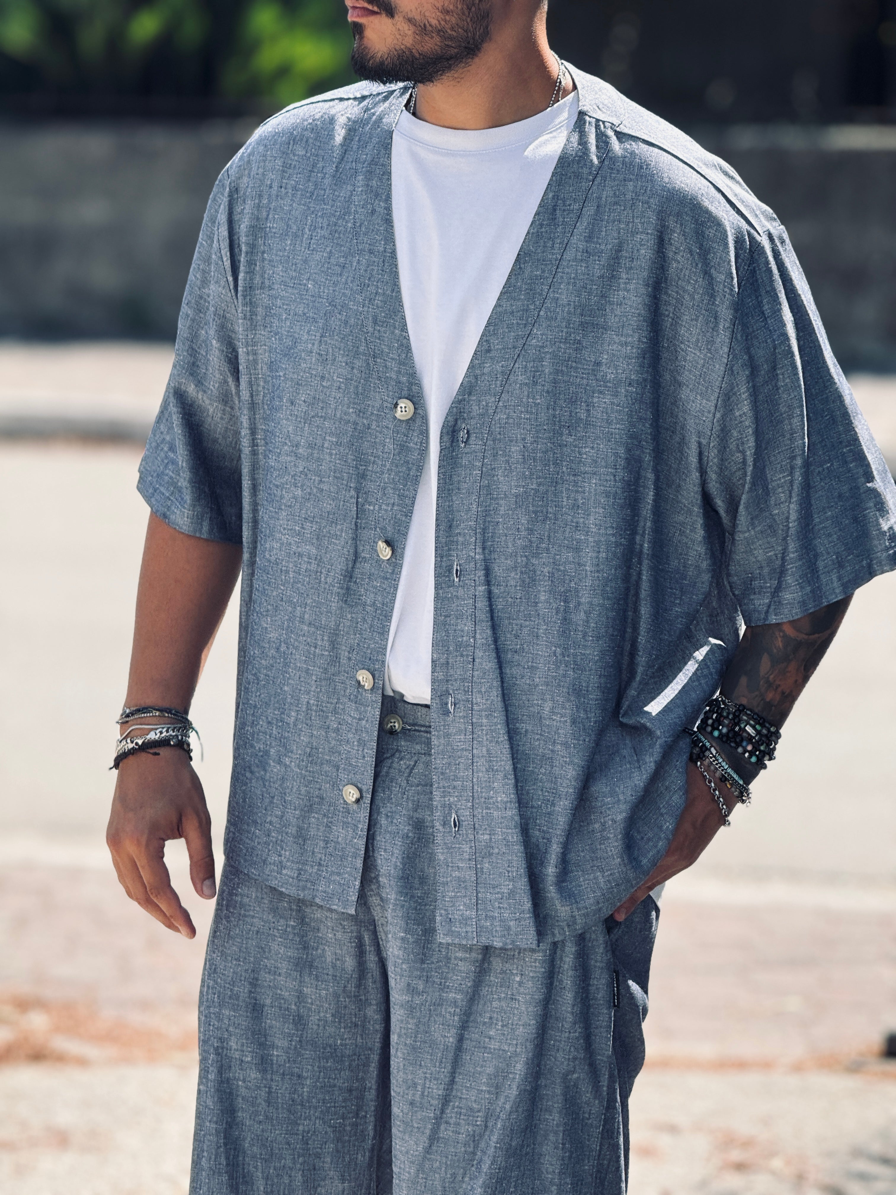 COORDINATO FIAMMATO BLU NEW JOB BRAND