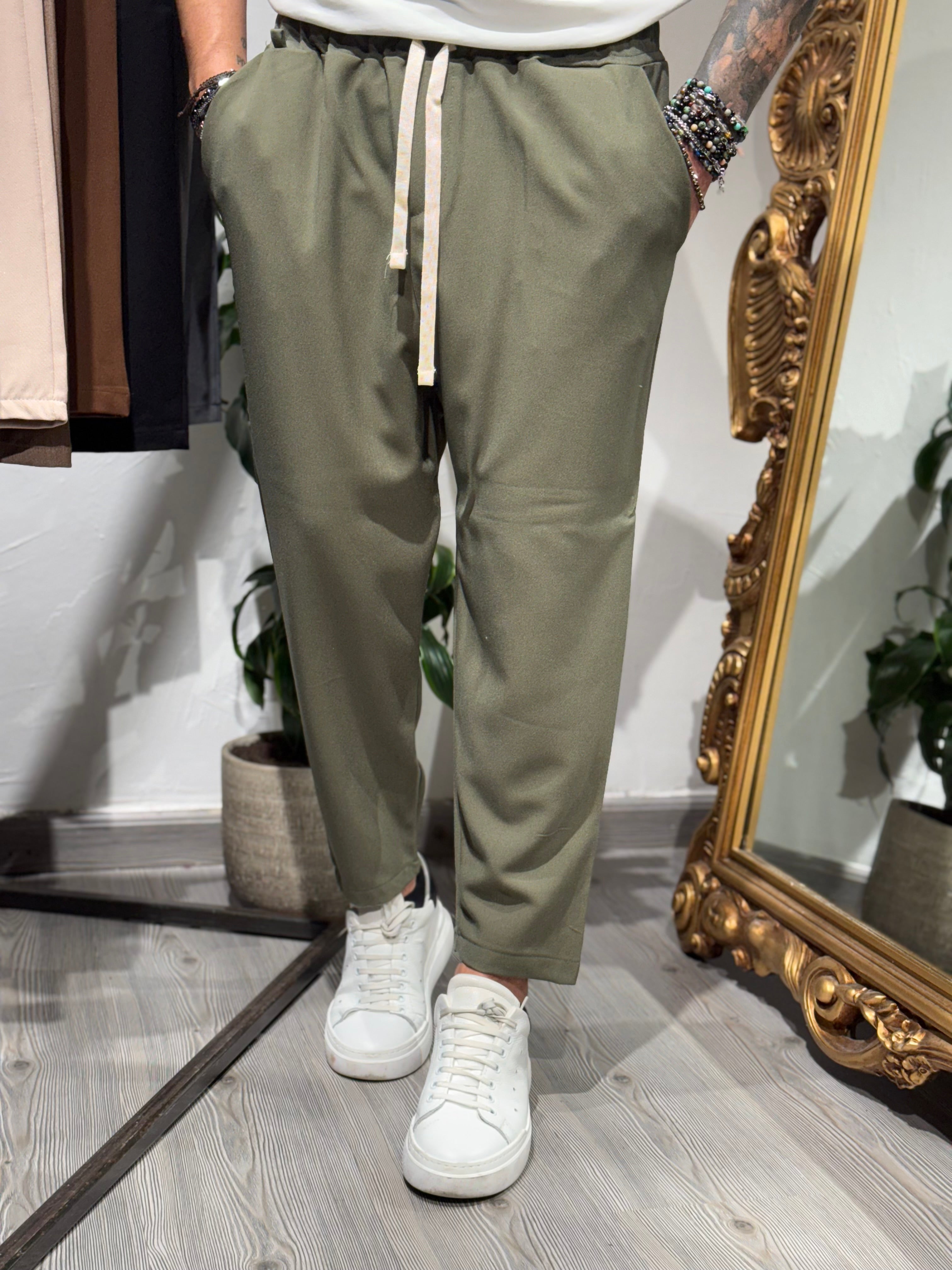 PANTALACCIO NIZZA VERDE MILITARE NEW JOB BRAND