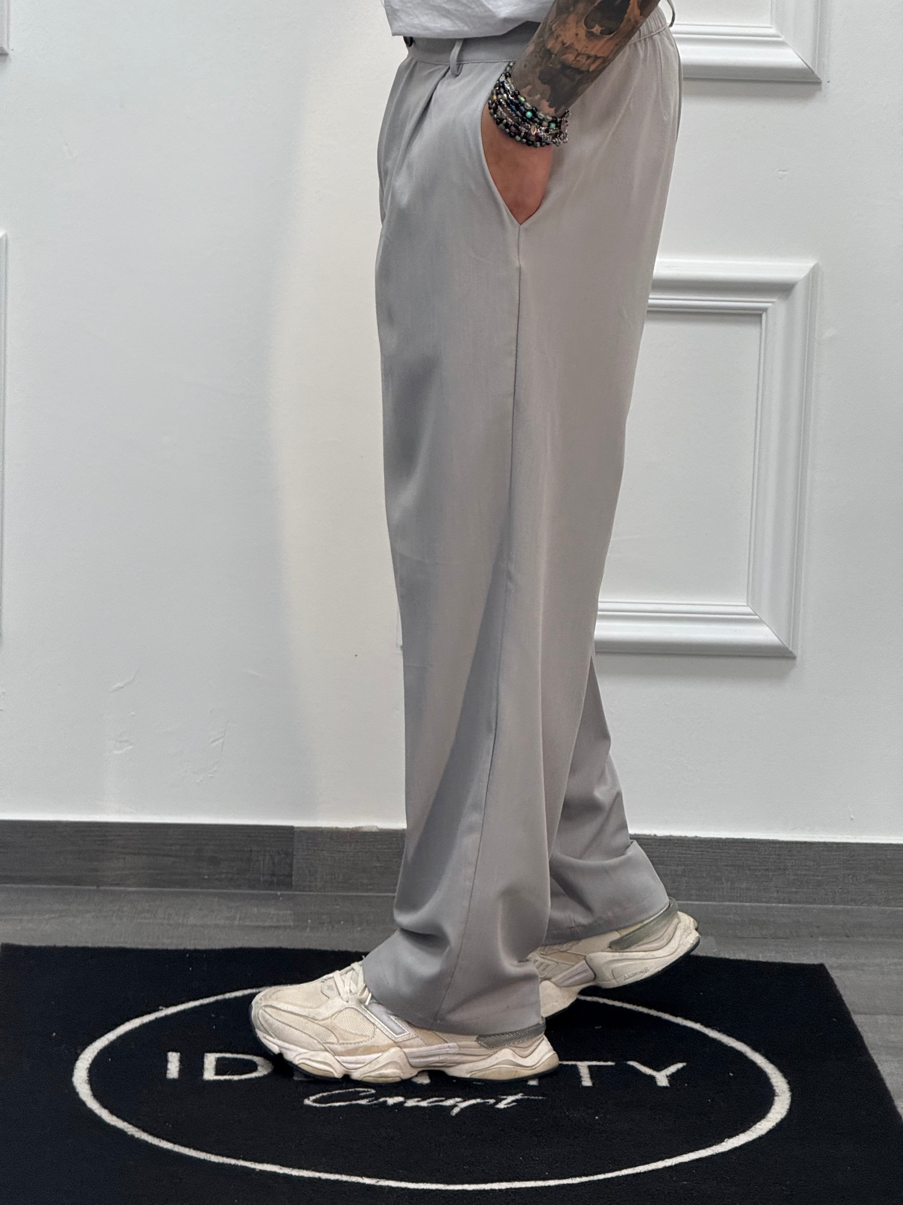 PANTALONE PONZA NEW JOB BRAND FONDO AMPIO