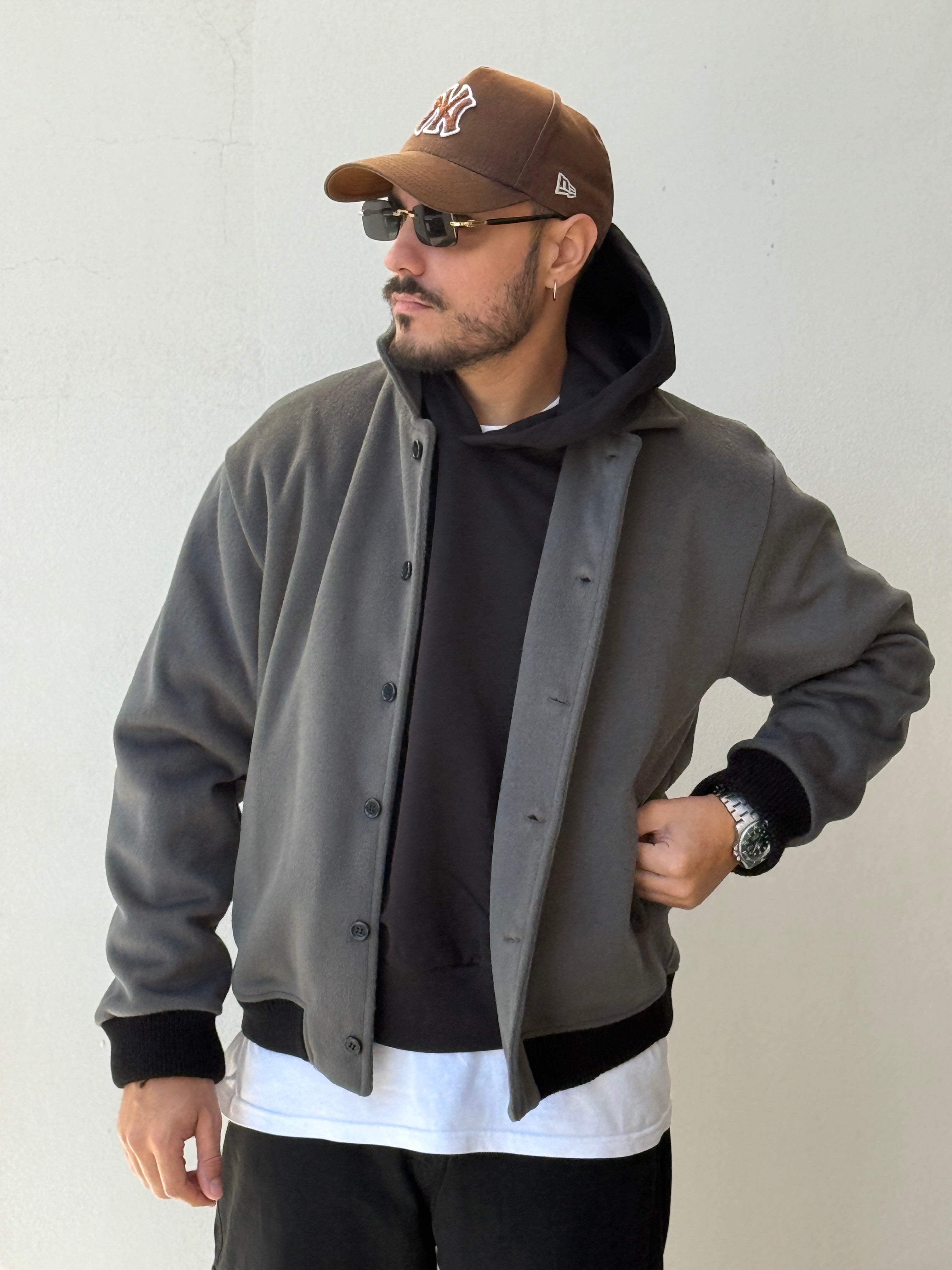 Giubbino Montecarlo verde militare new job brand