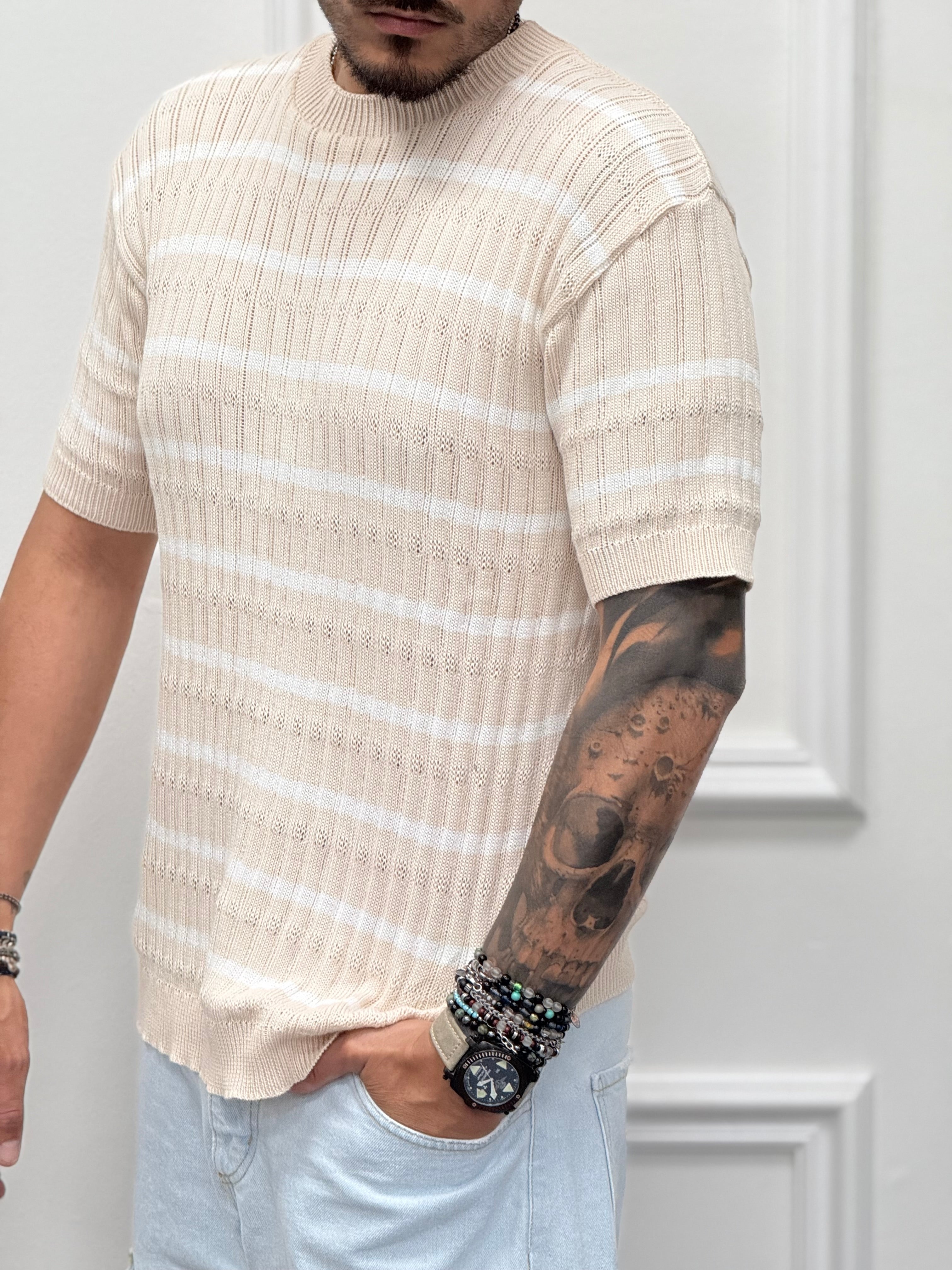 SHIRT IN FILO RIGATA NEW JOB BRAND