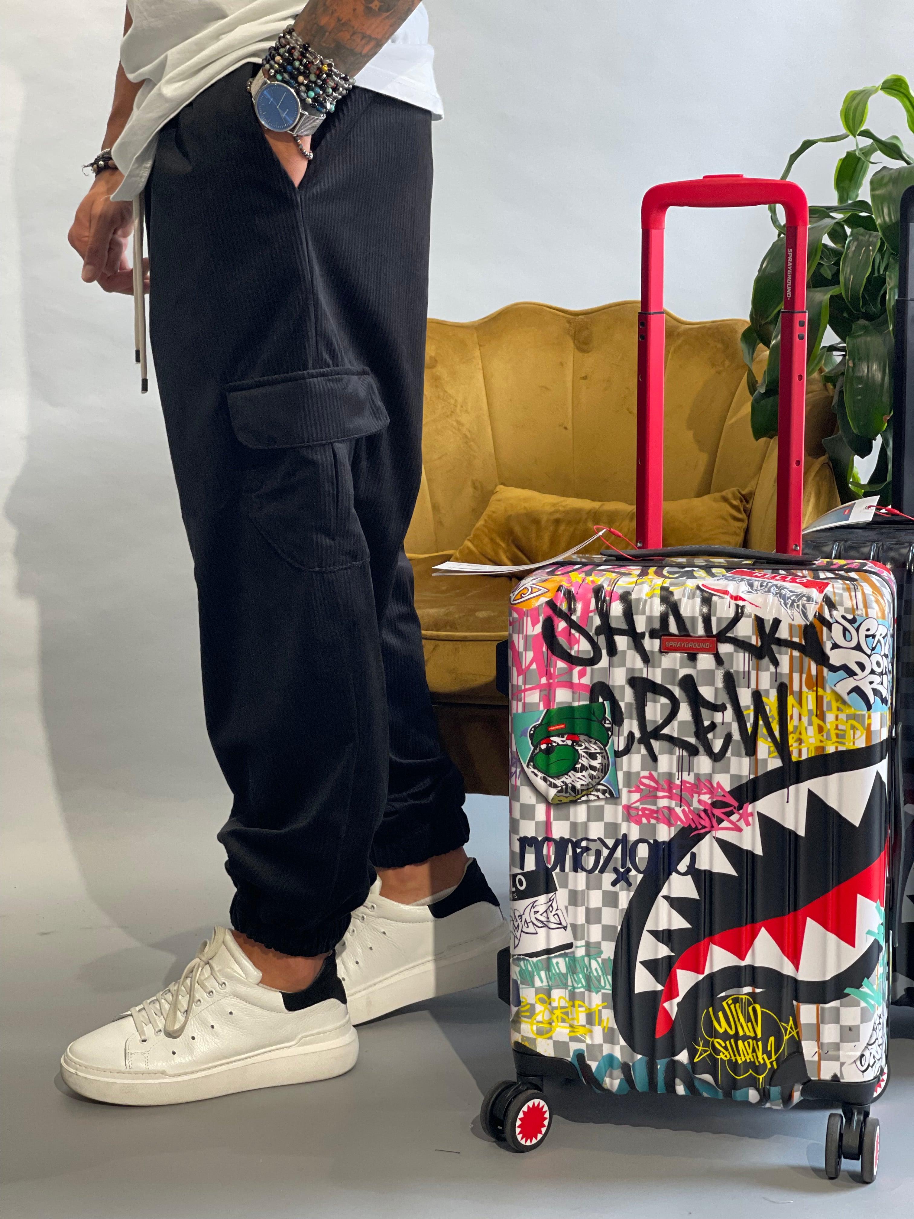 CARGO VELLUTO NERO NEW JOB BRAND