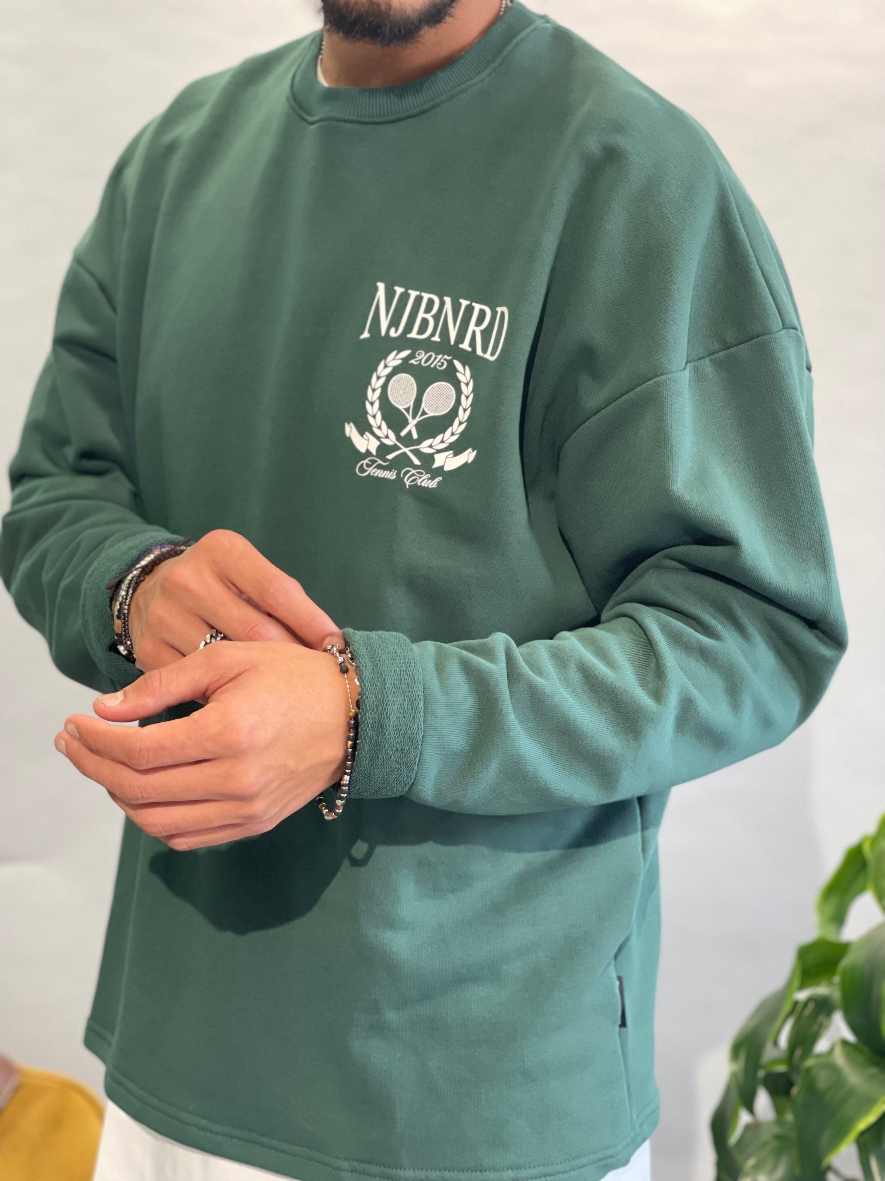 FELPA OVERSIZE NEW JOB BRAND VERDE