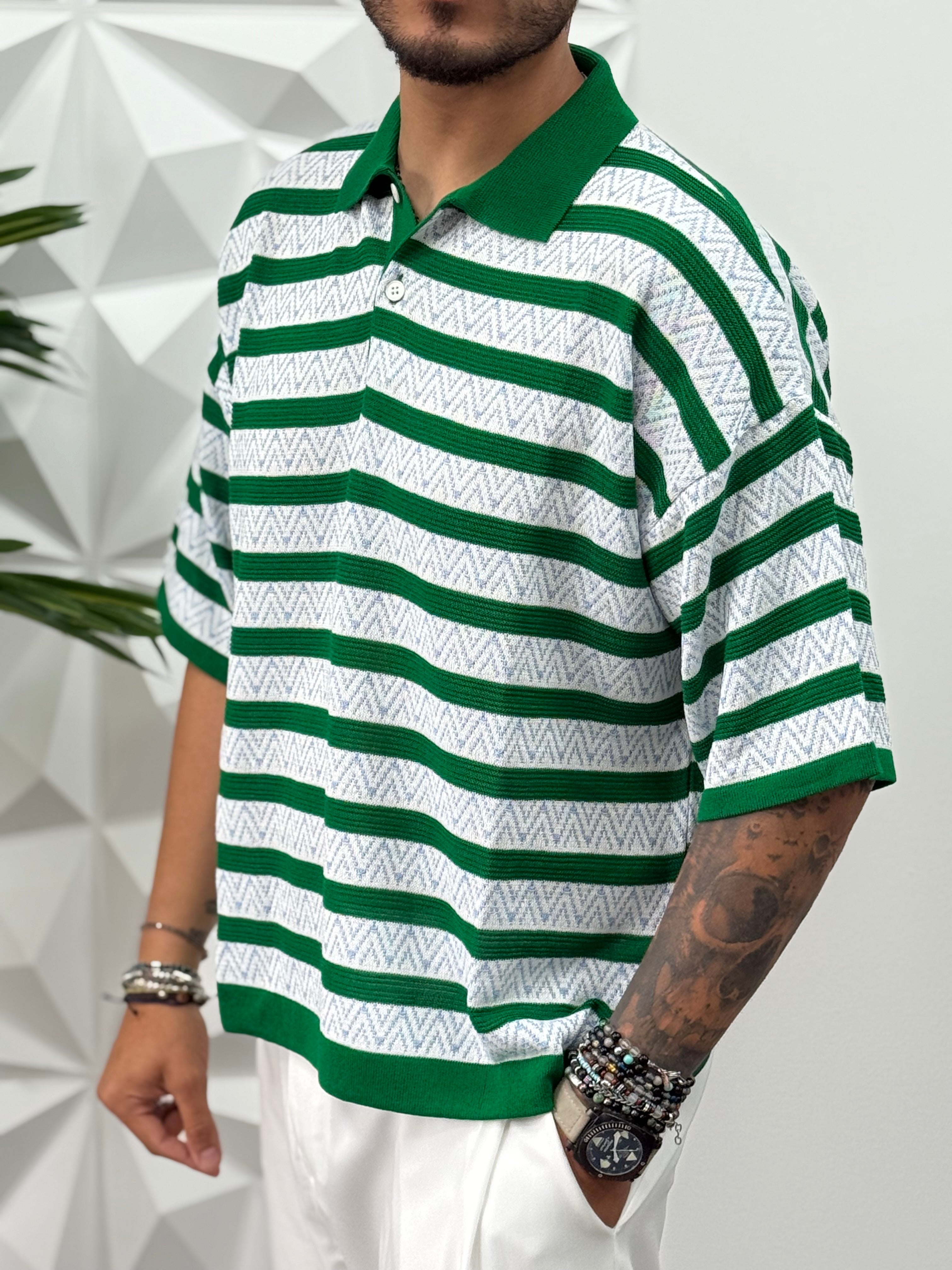 POLO CROPPED OVERISIZE MANICA 3/4 in due varianti colore