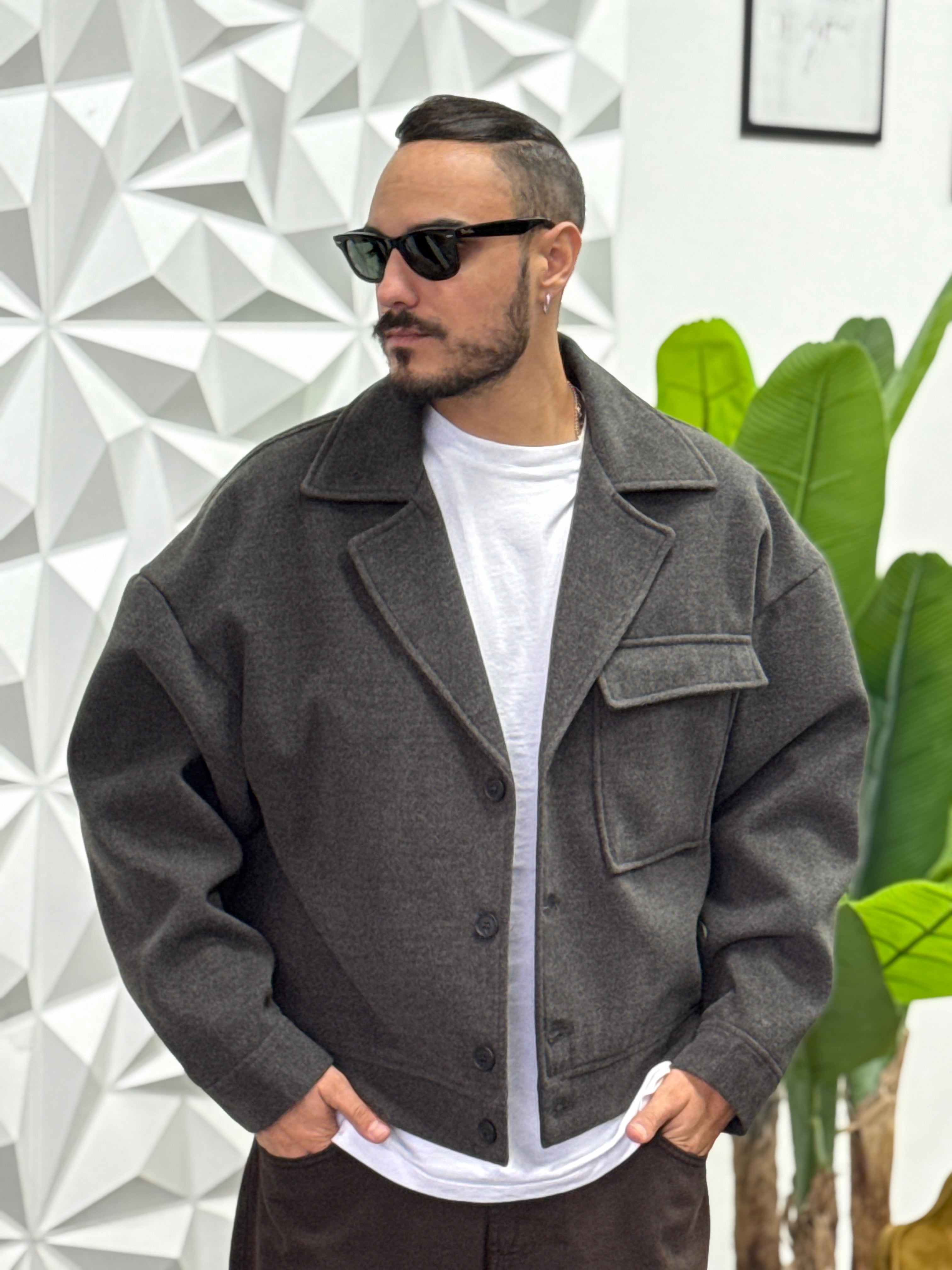 CAPPOTTINO CROPPED GRIGIO NEW JOB BRAND