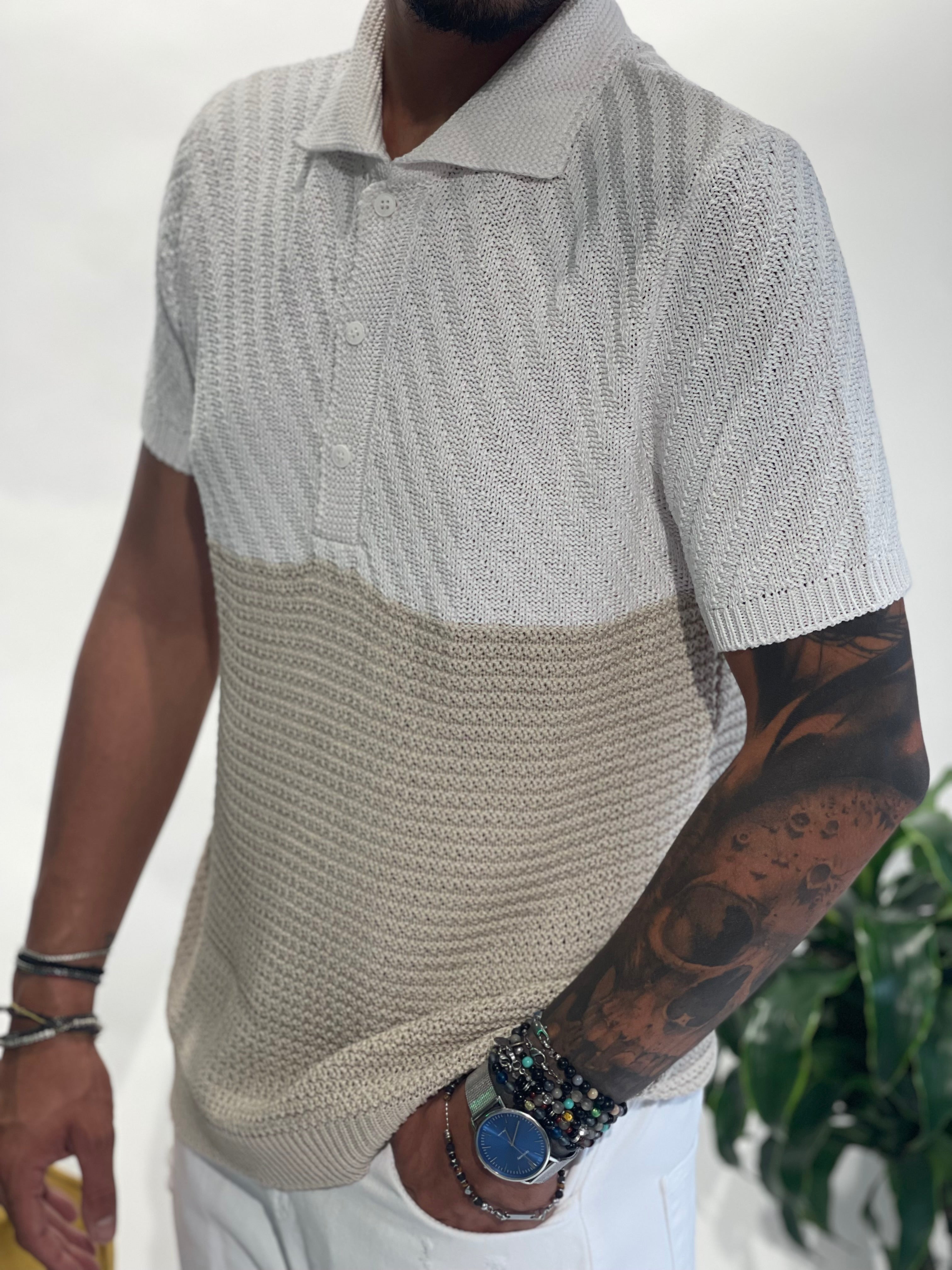 Polo in filo New job brand