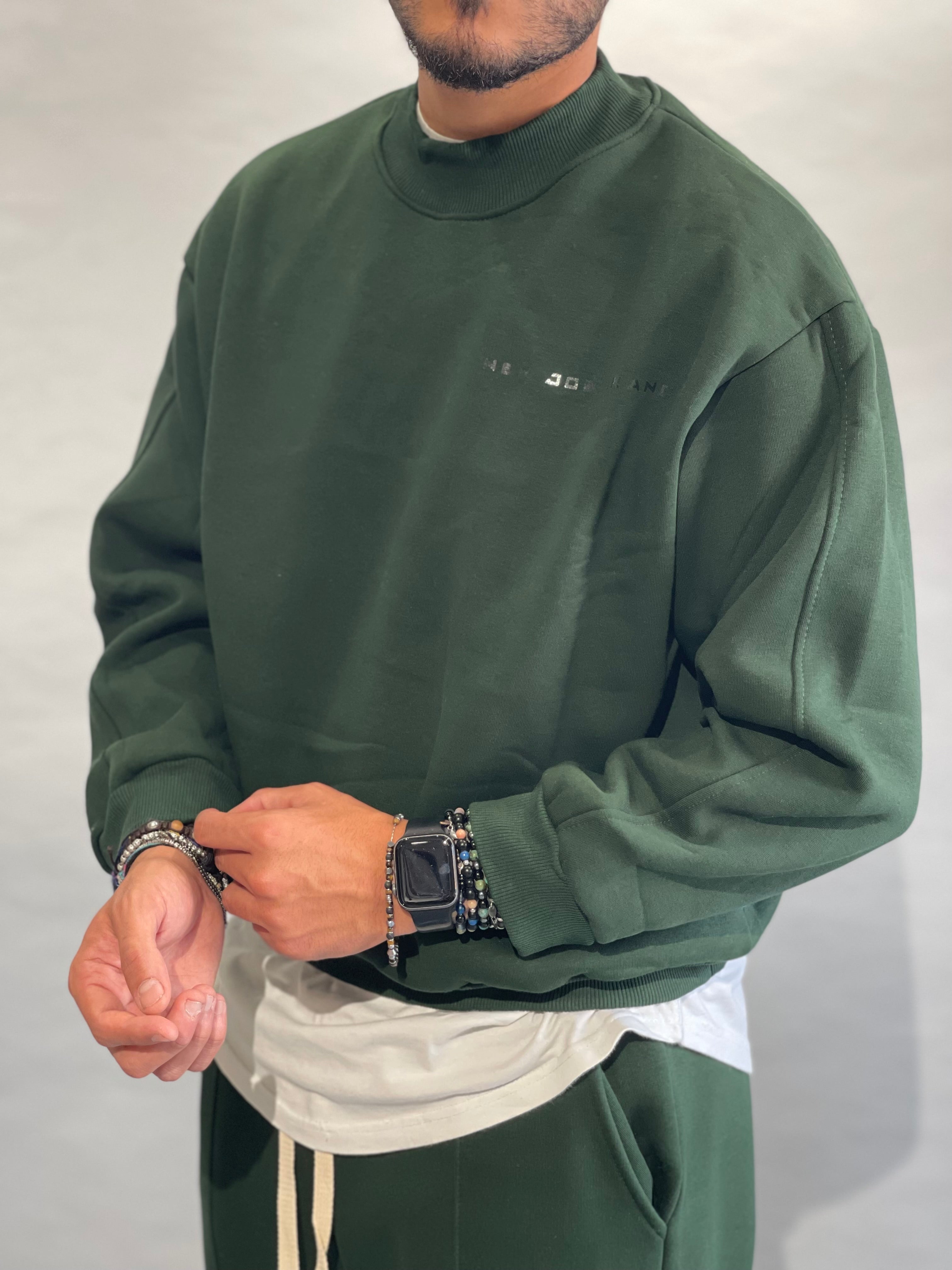 TUTA CROPPED VERDE NEW JOB BRAND