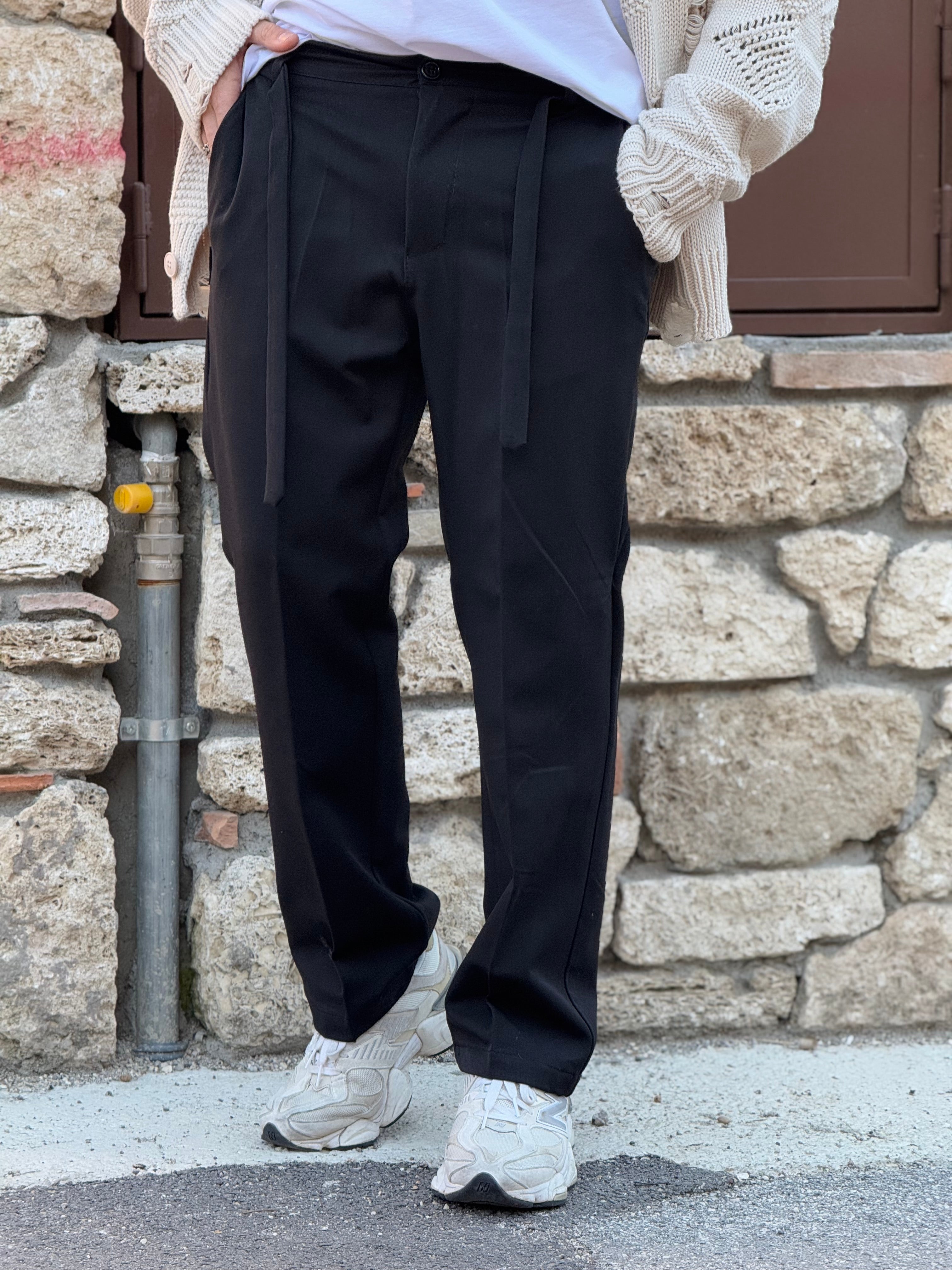 PANTALONE NERO TORONTO NEW JOB BRAND