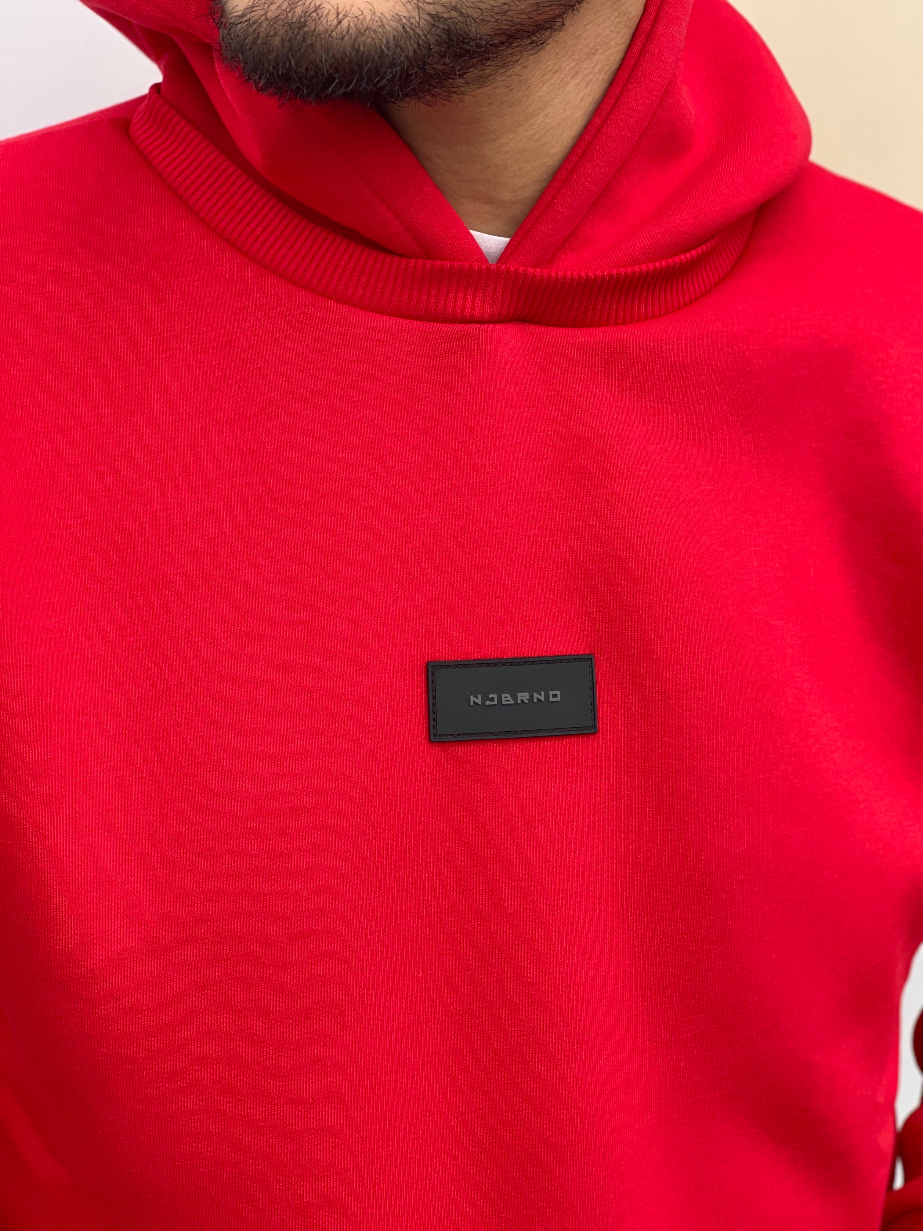 FELPA PETCH NEW JOB BRAND ROSSA