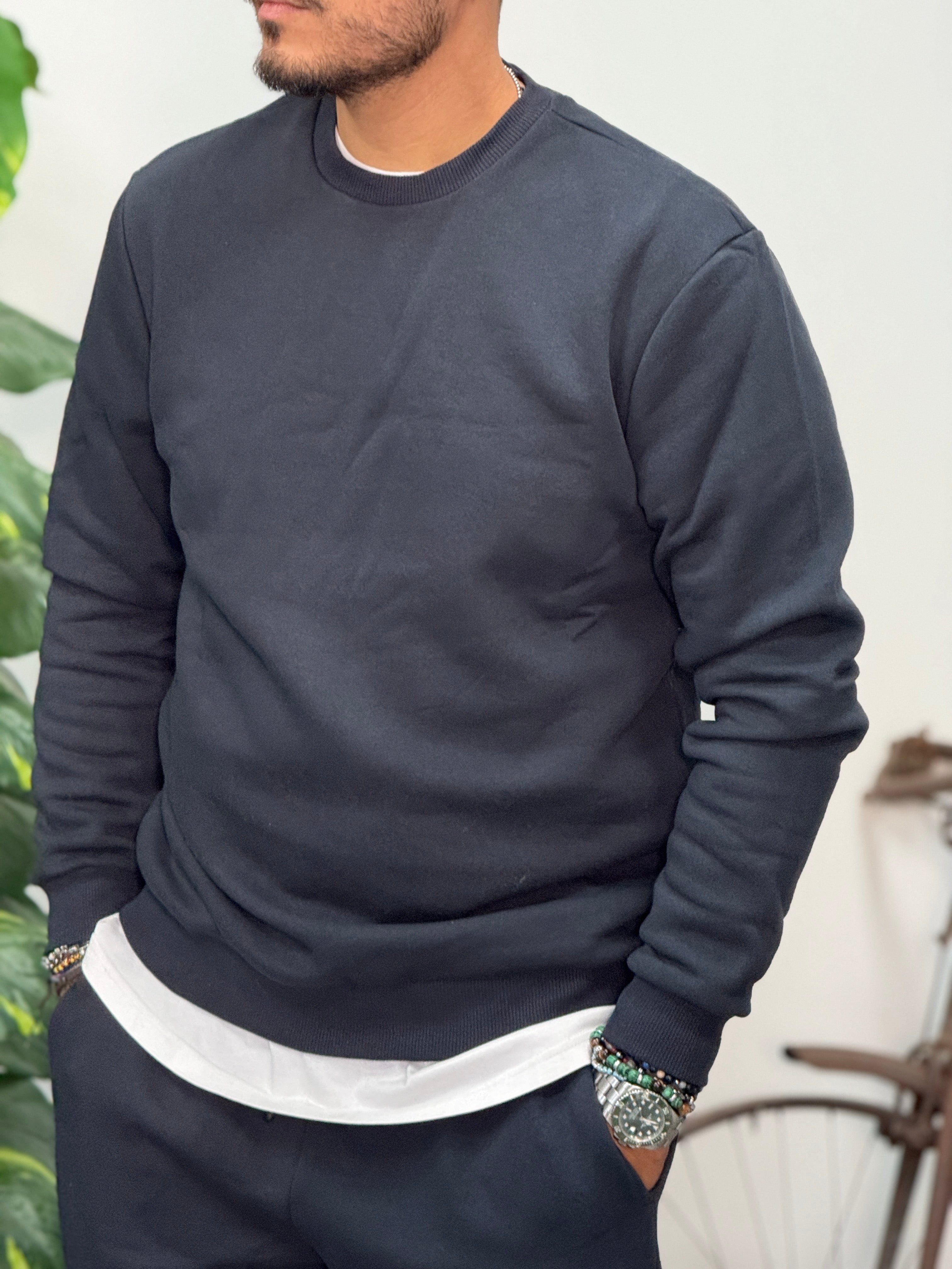 TUTA DAY GIROCOLLO BLU