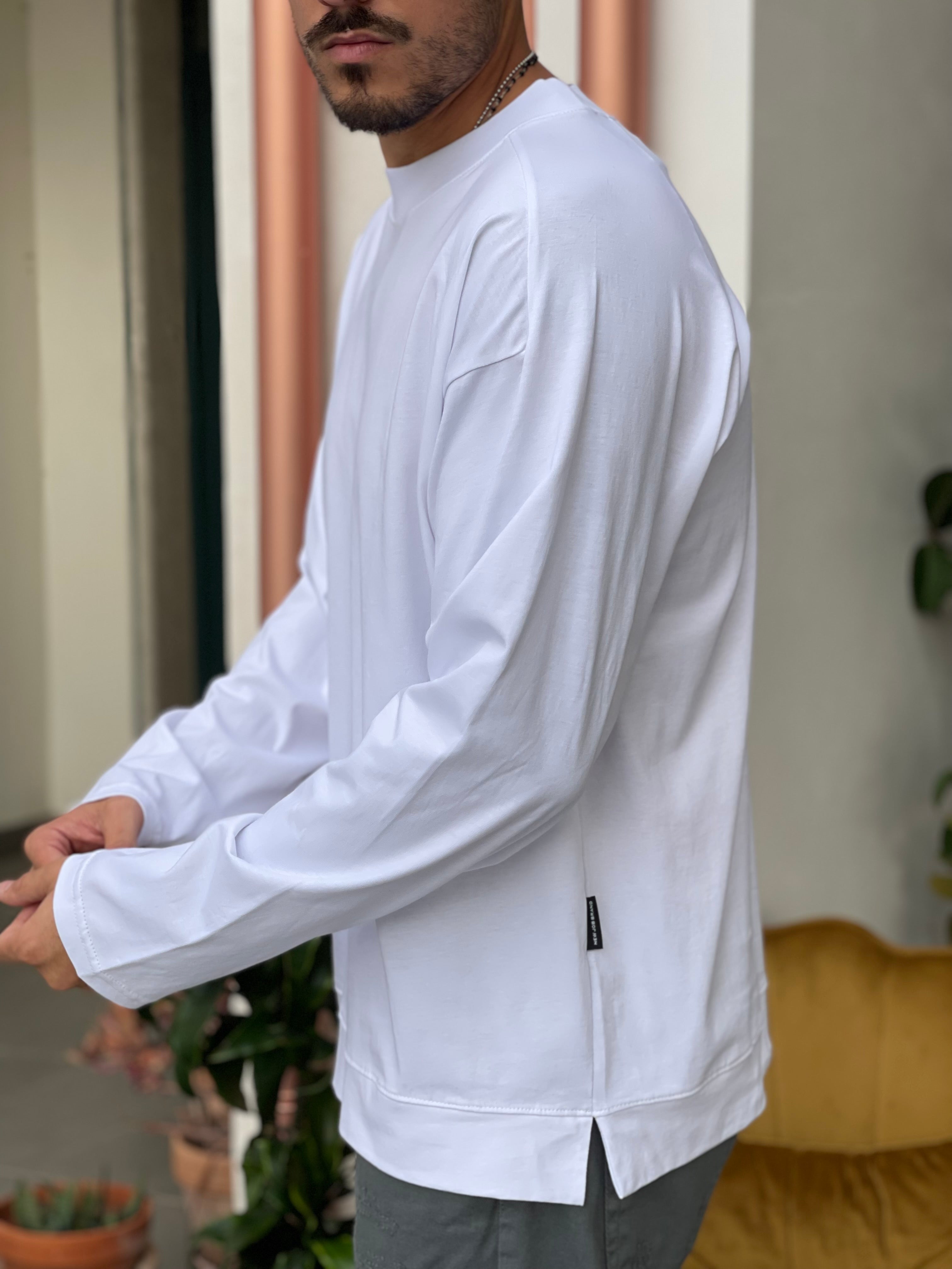 SHIRT COTONE MANICA LUNGA NEW JOB BRAND