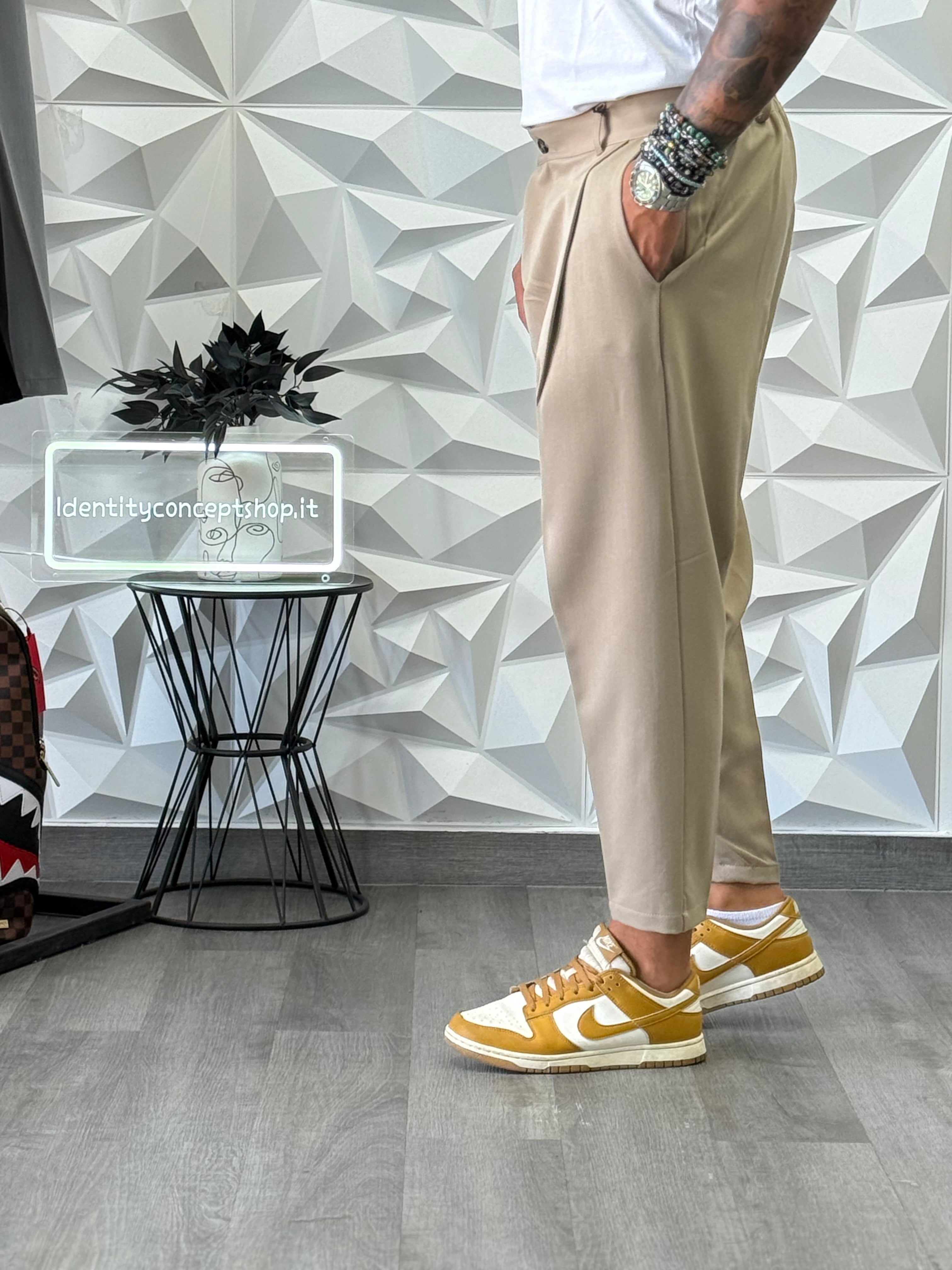 Pantalone Montecarlo/fv beige new job brand