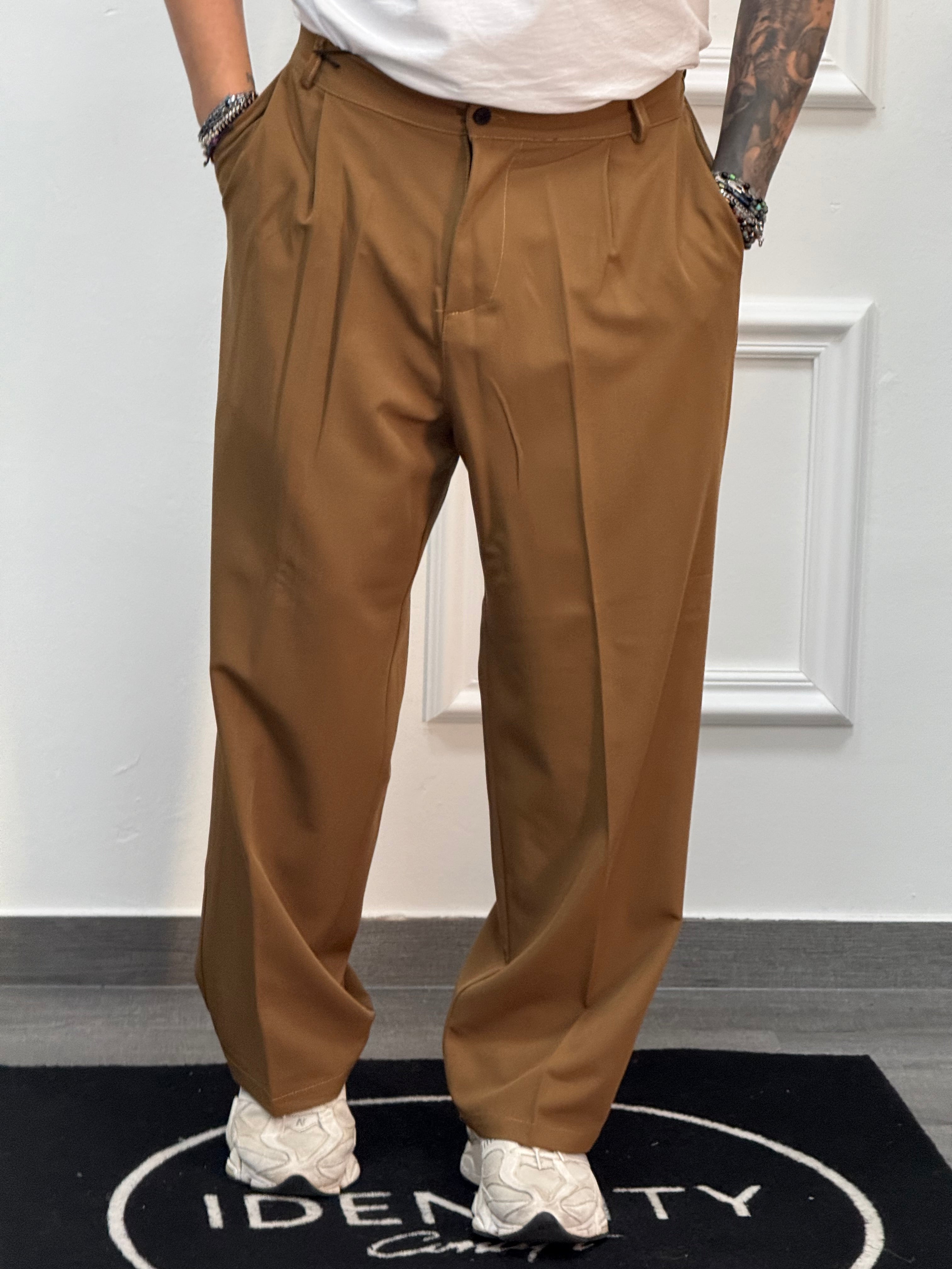PANTALONE PONZA NEW JOB BRAND FONDO AMPIO