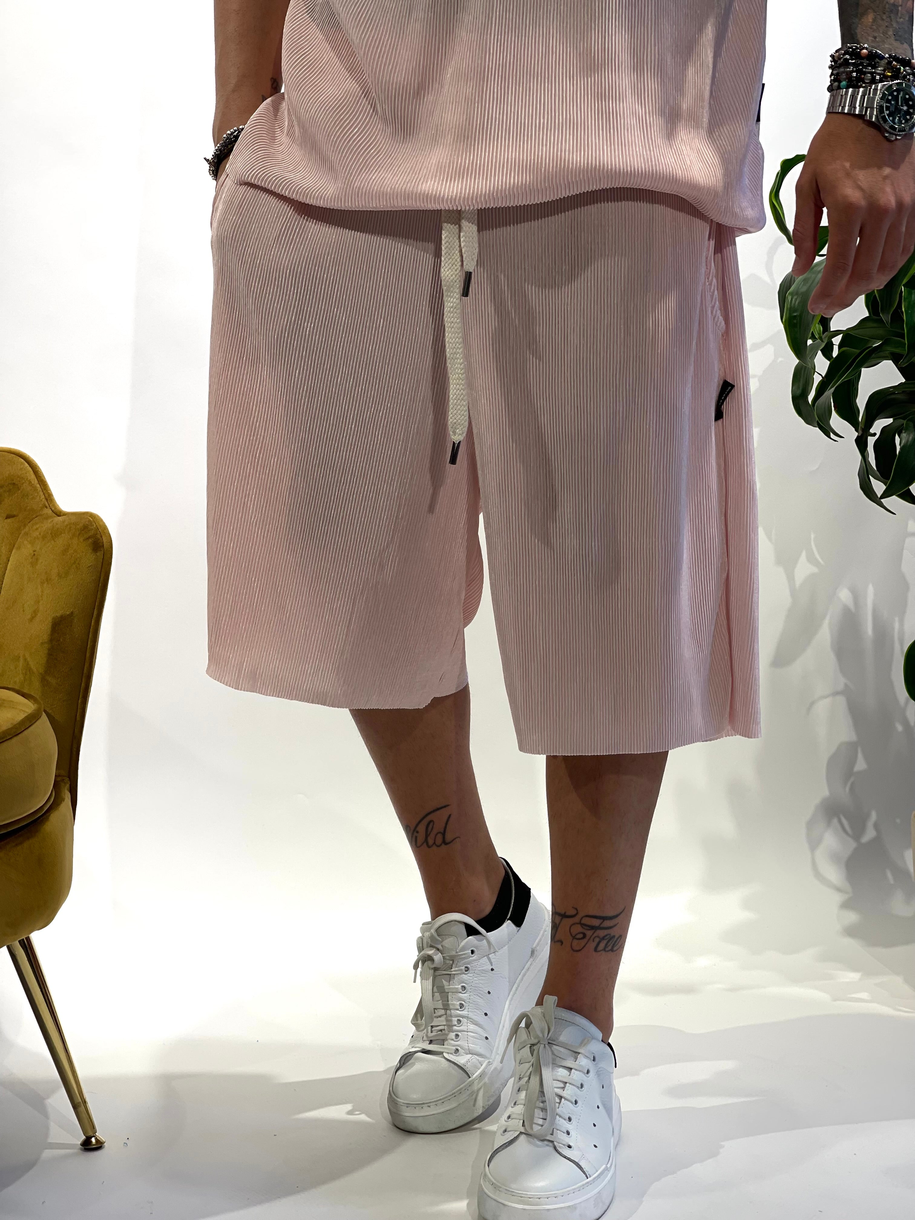 Coordinato PLISSETTATO Rosa Antico