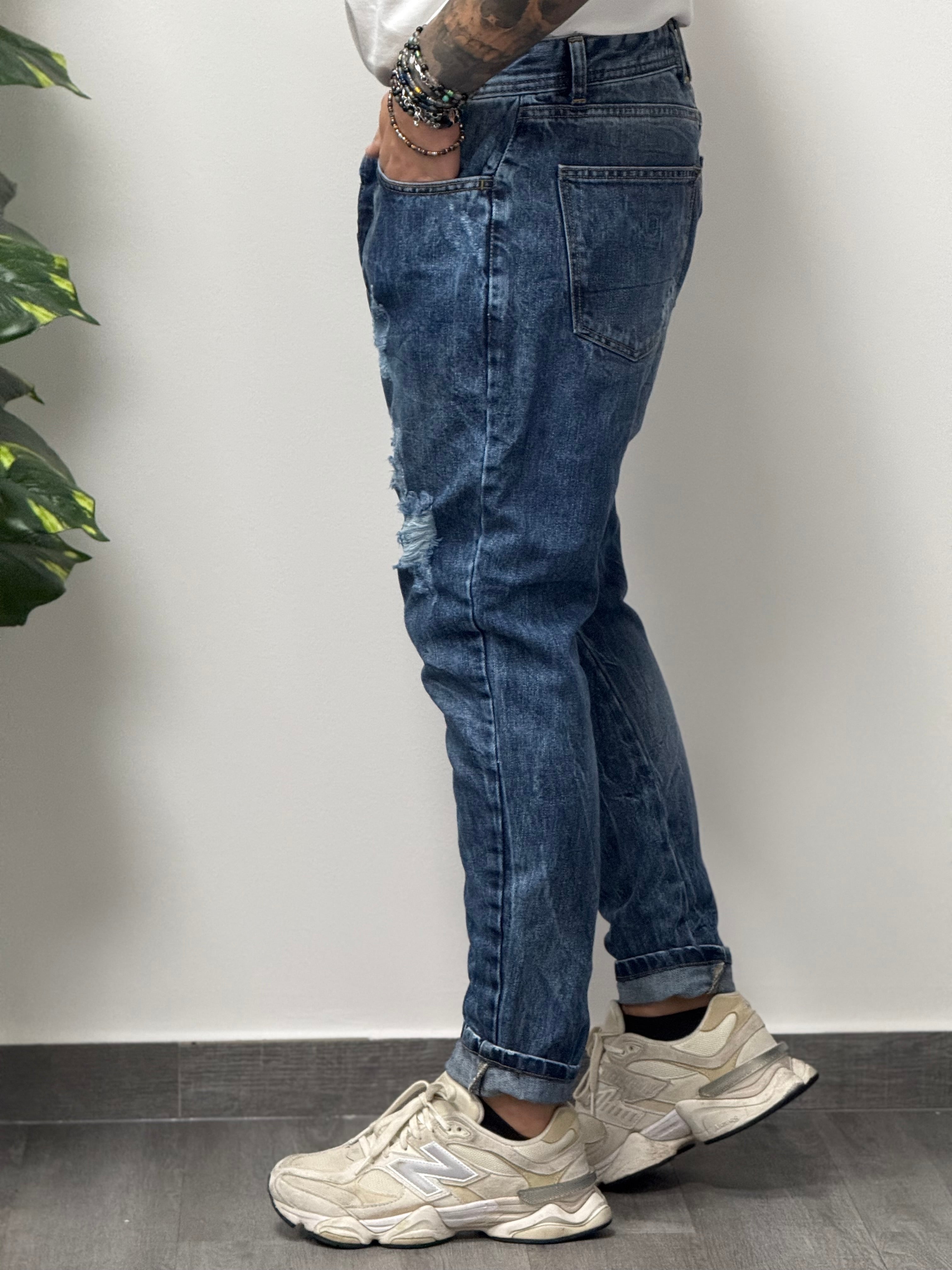 JEANS BIKER NEW JOB BRAND