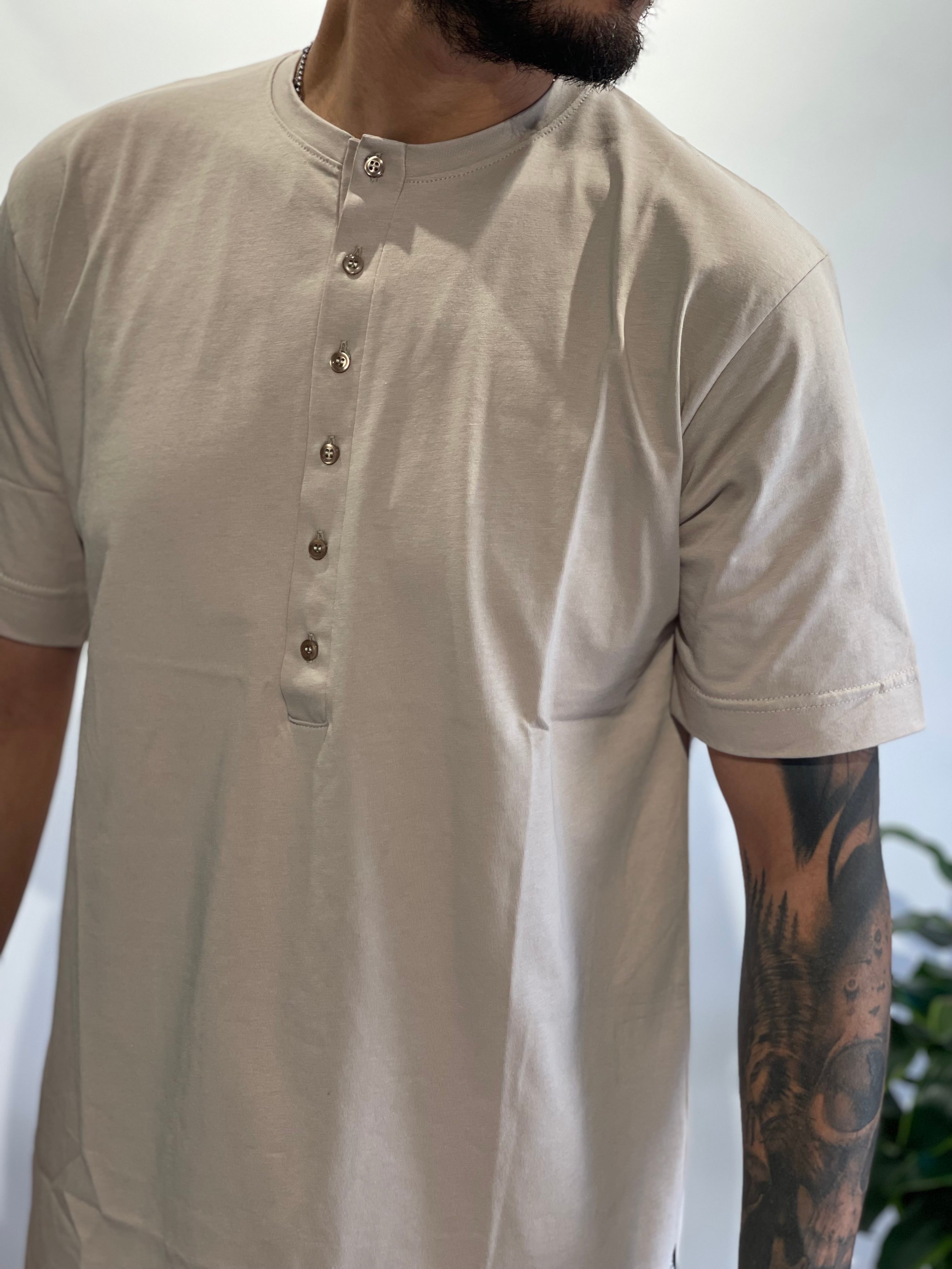 T-Shirt BOTTONI BEIGE NJB