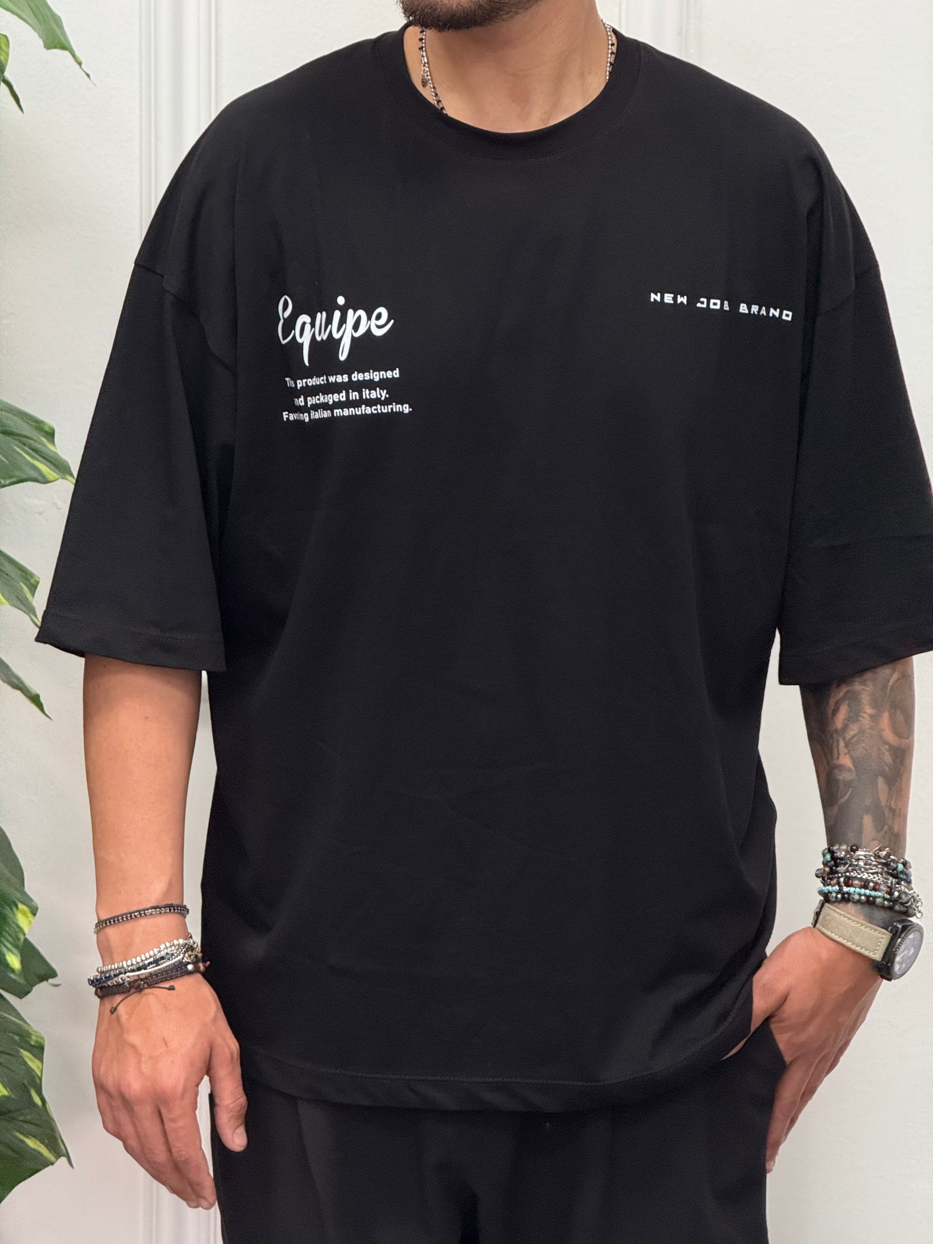 SHIRT OVERSIZE EQUIPE MANICA 3/4 NEW JOB BRAND