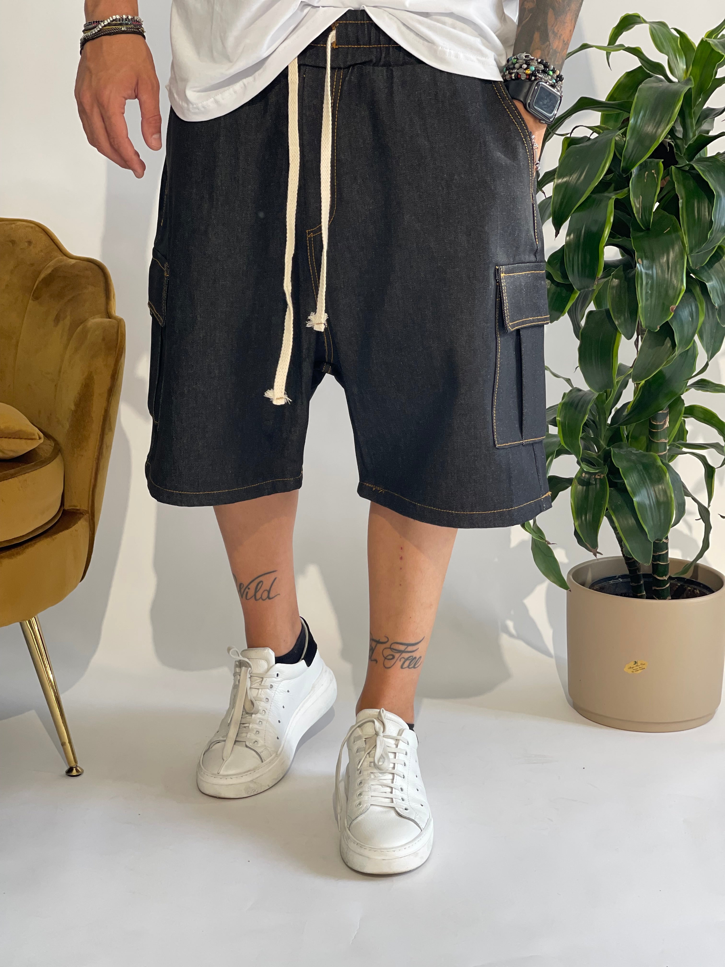 BERMUDA CARGO JEANS NJB