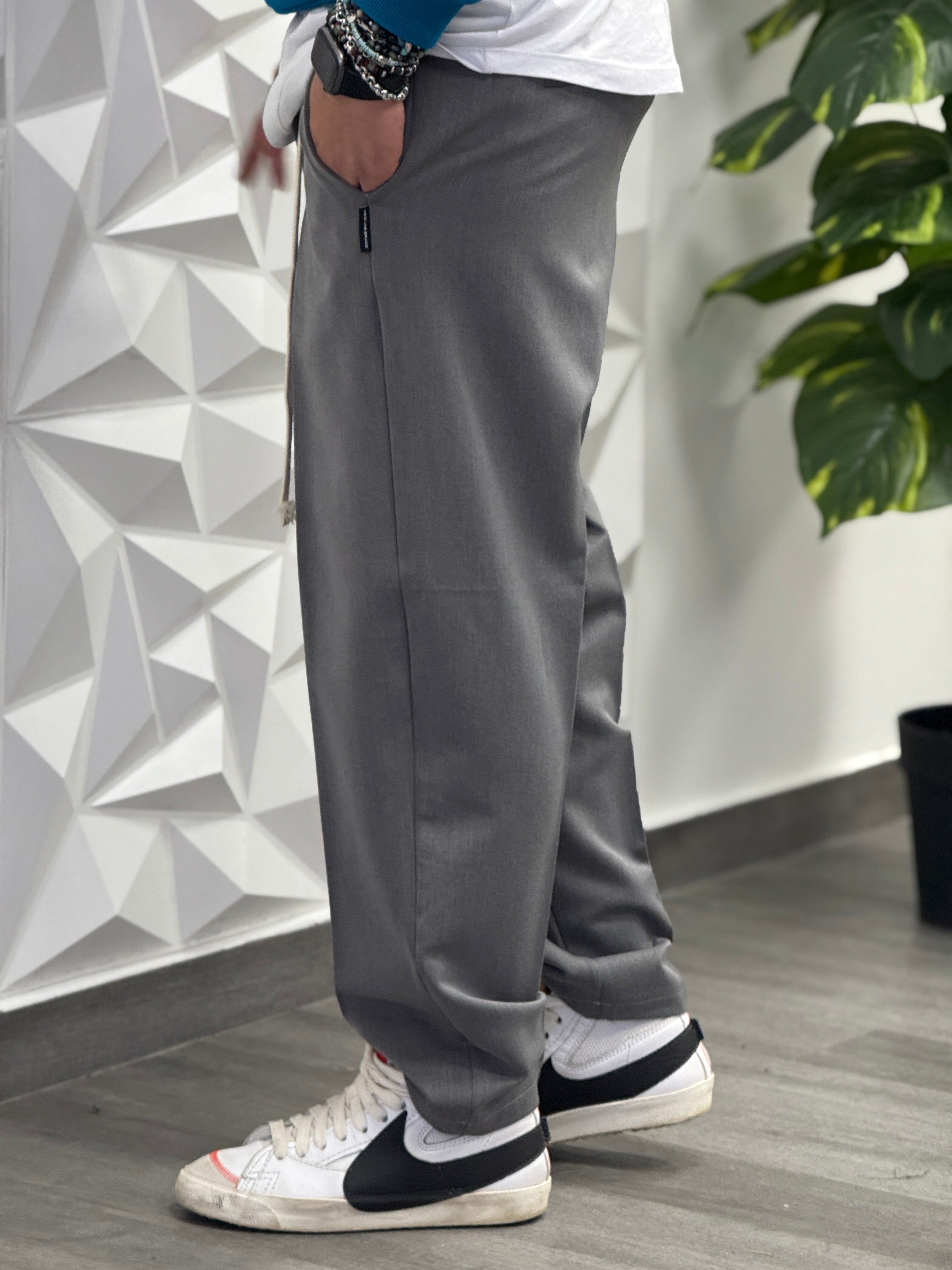 PANTALACCIO SOHO GB15 PIOMBO FONDO AMPIO NEW JOB BRAND