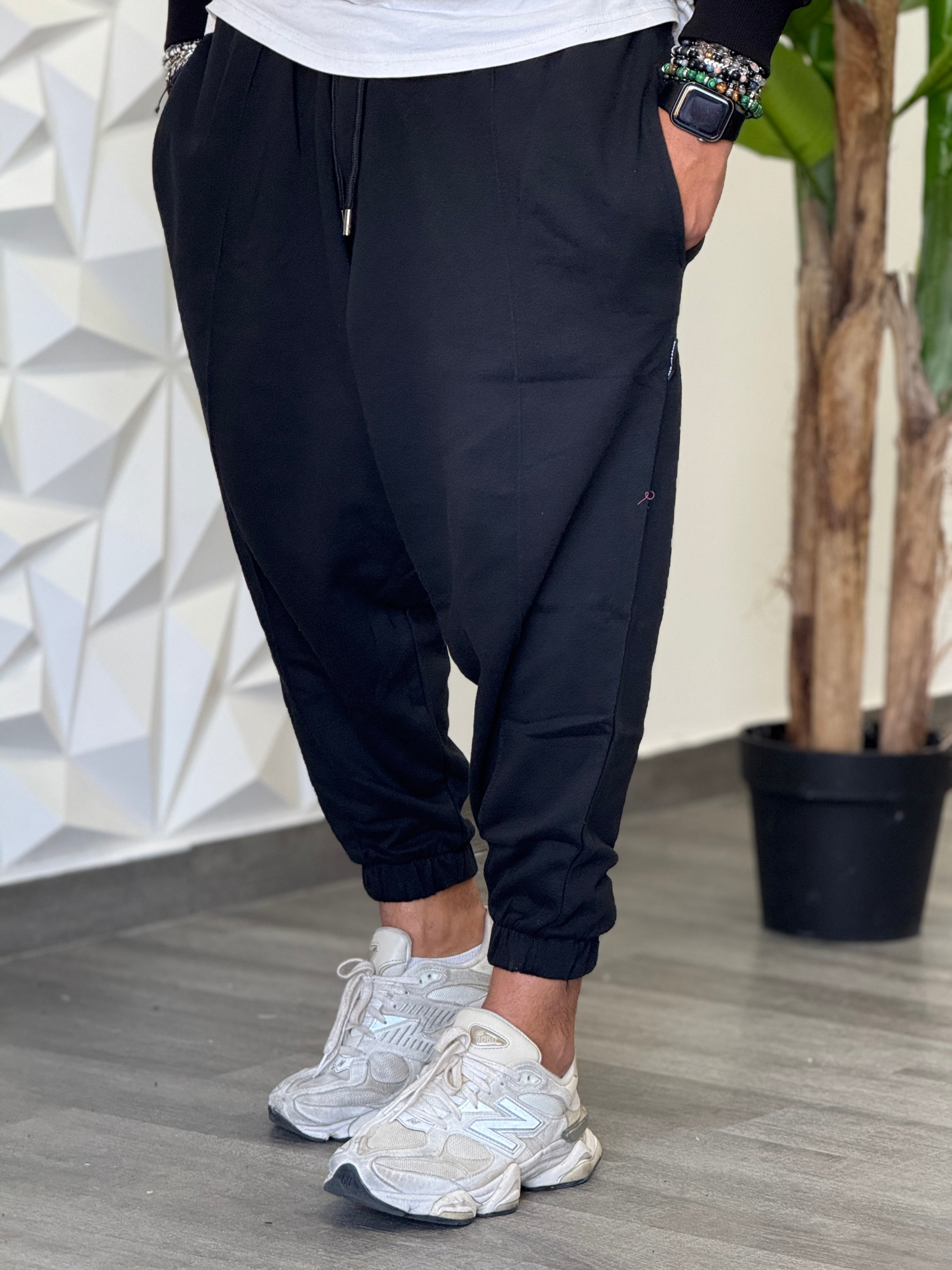 Coordinato tuta Mezzocollo optimism nero New Job Brand