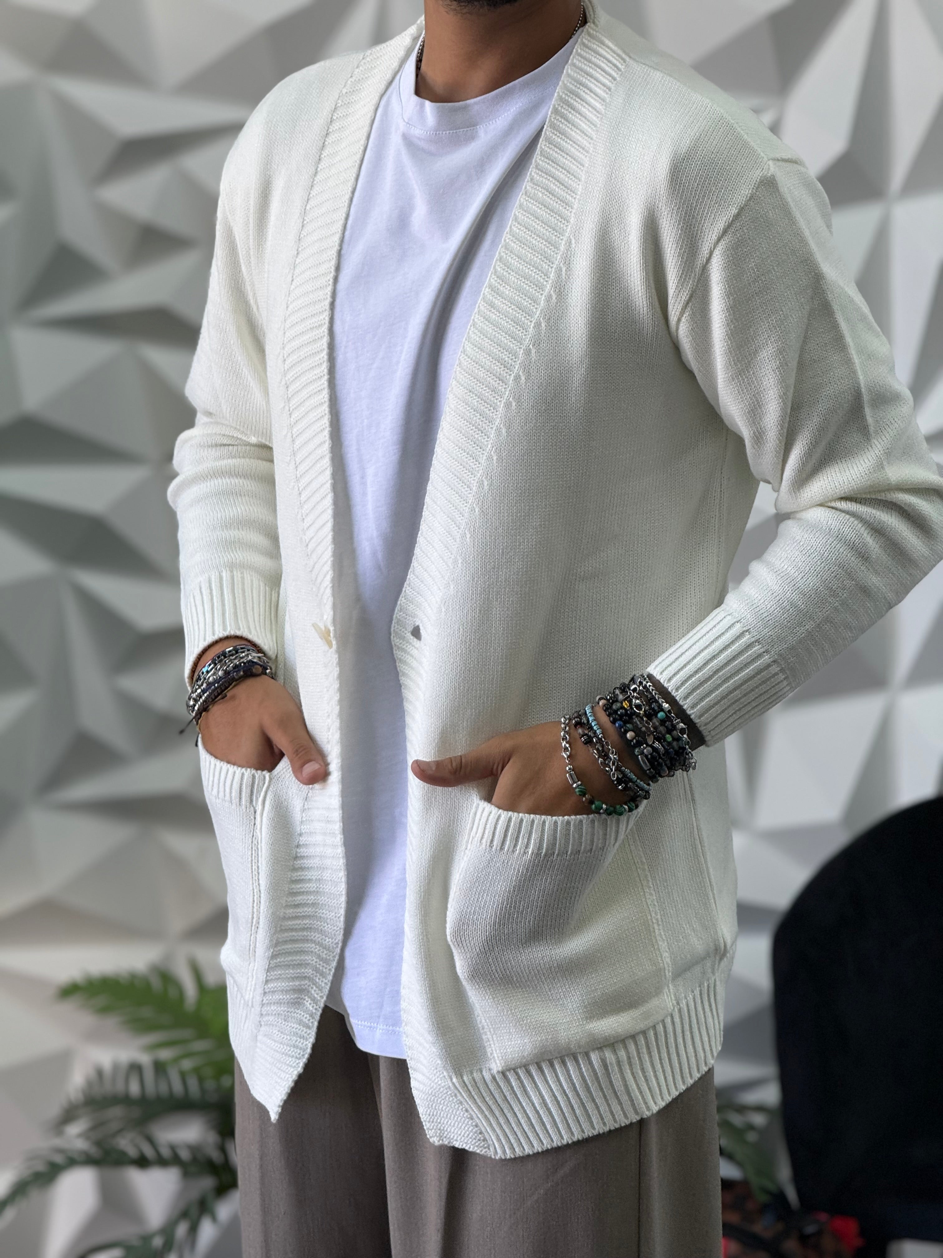 Cardigan panna New Job Brand