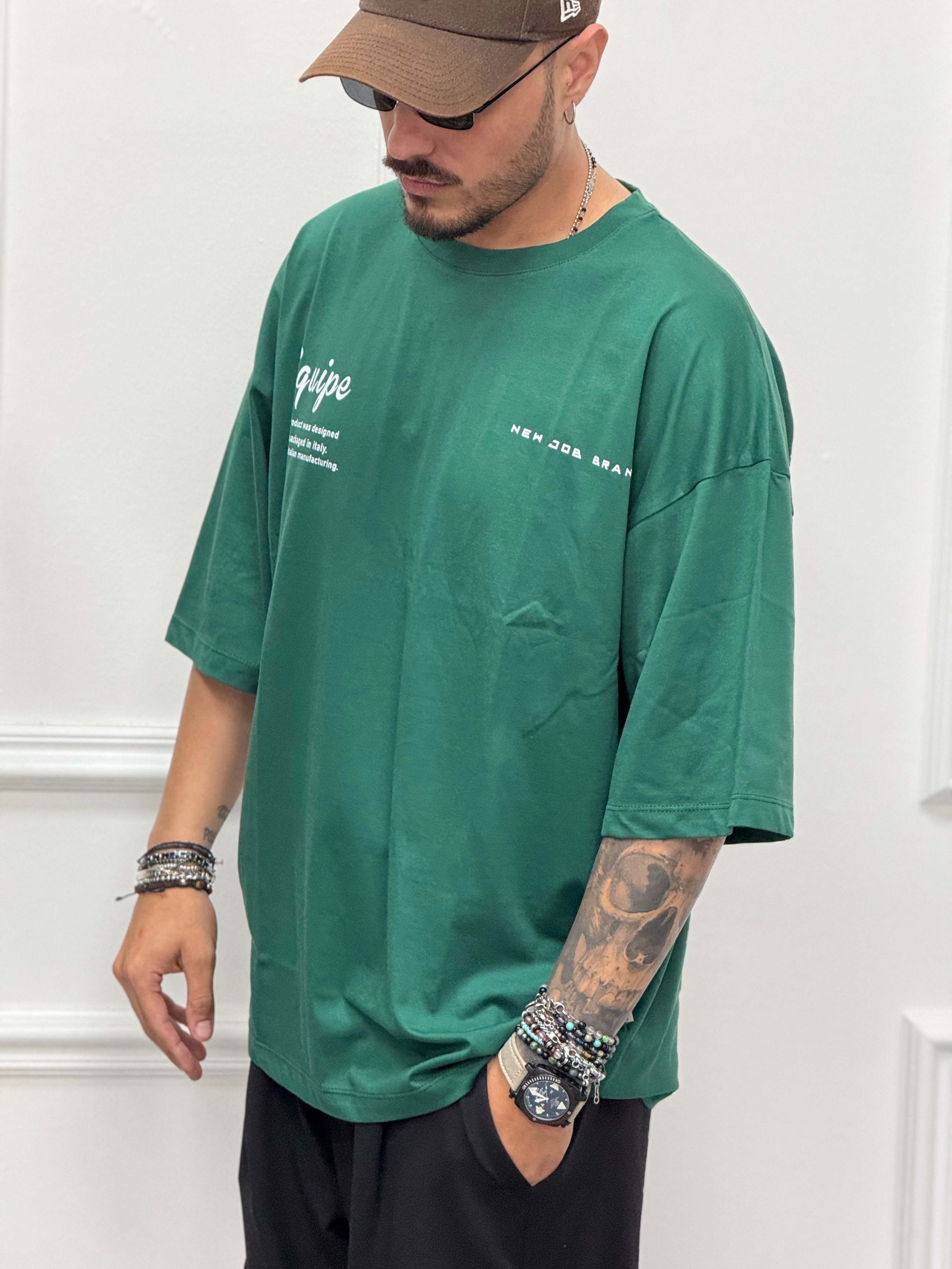 SHIRT OVERSIZE EQUIPE MANICA 3/4 NEW JOB BRAND