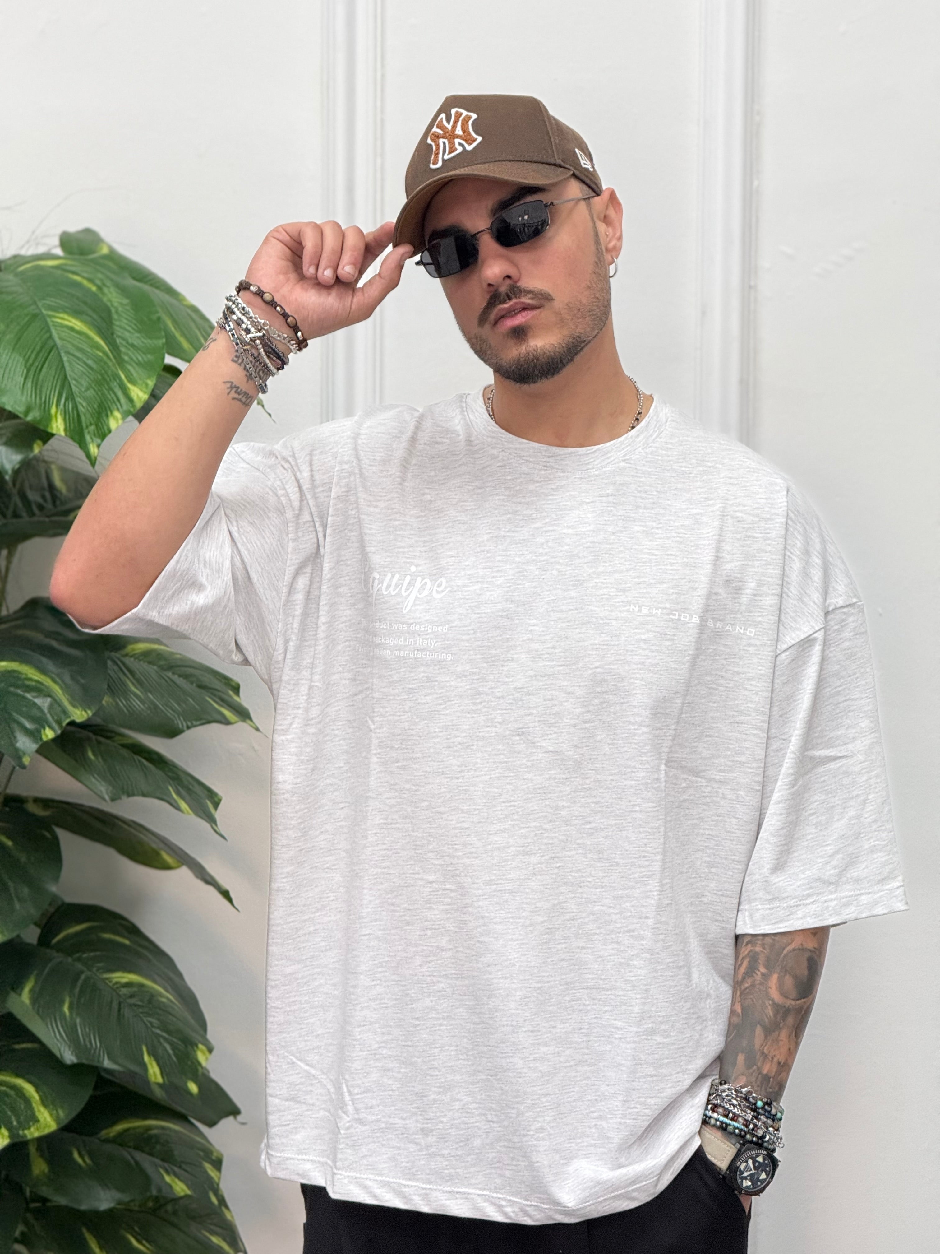 SHIRT OVERSIZE EQUIPE MANICA 3/4 NEW JOB BRAND