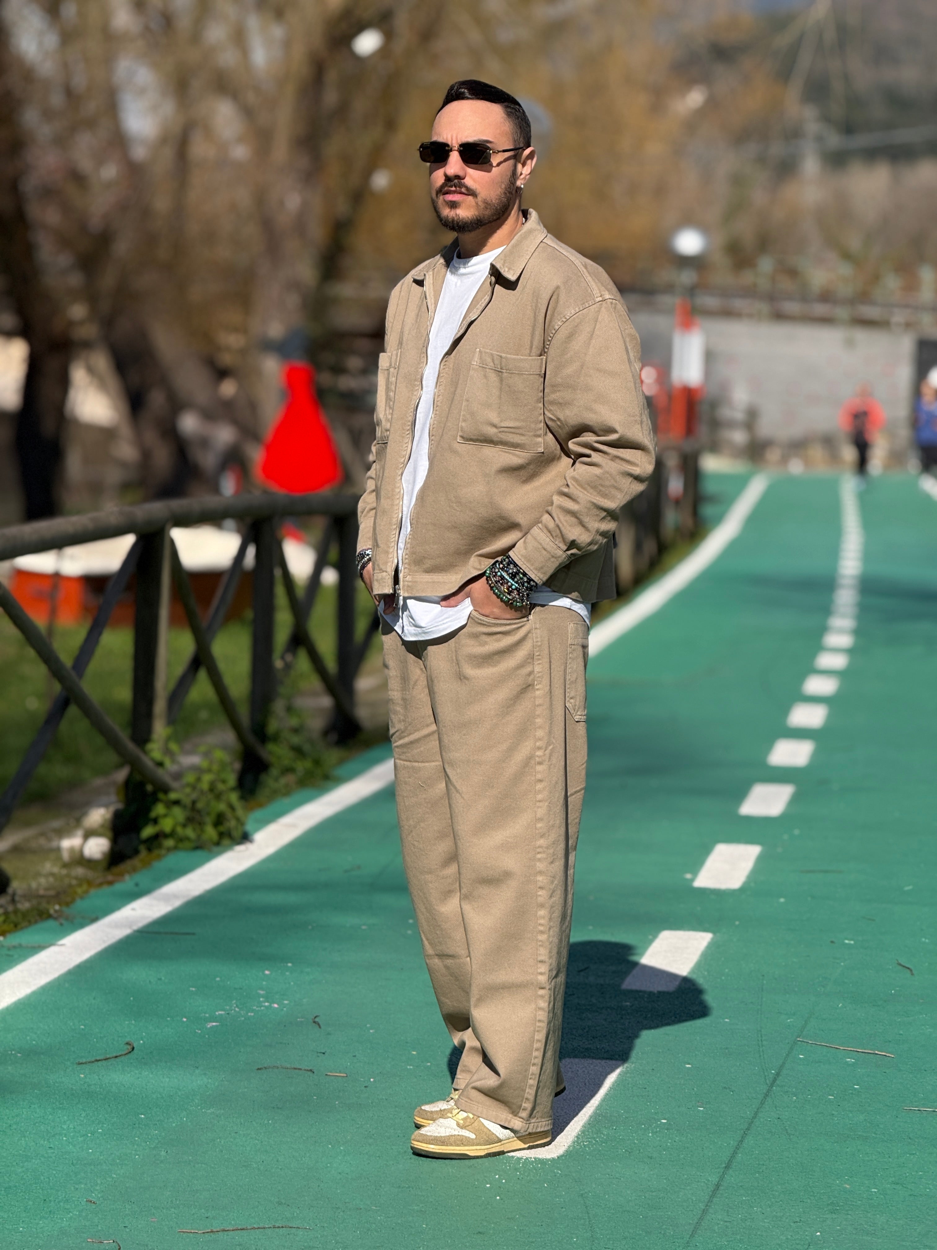 Coordinato beige New Job Brand