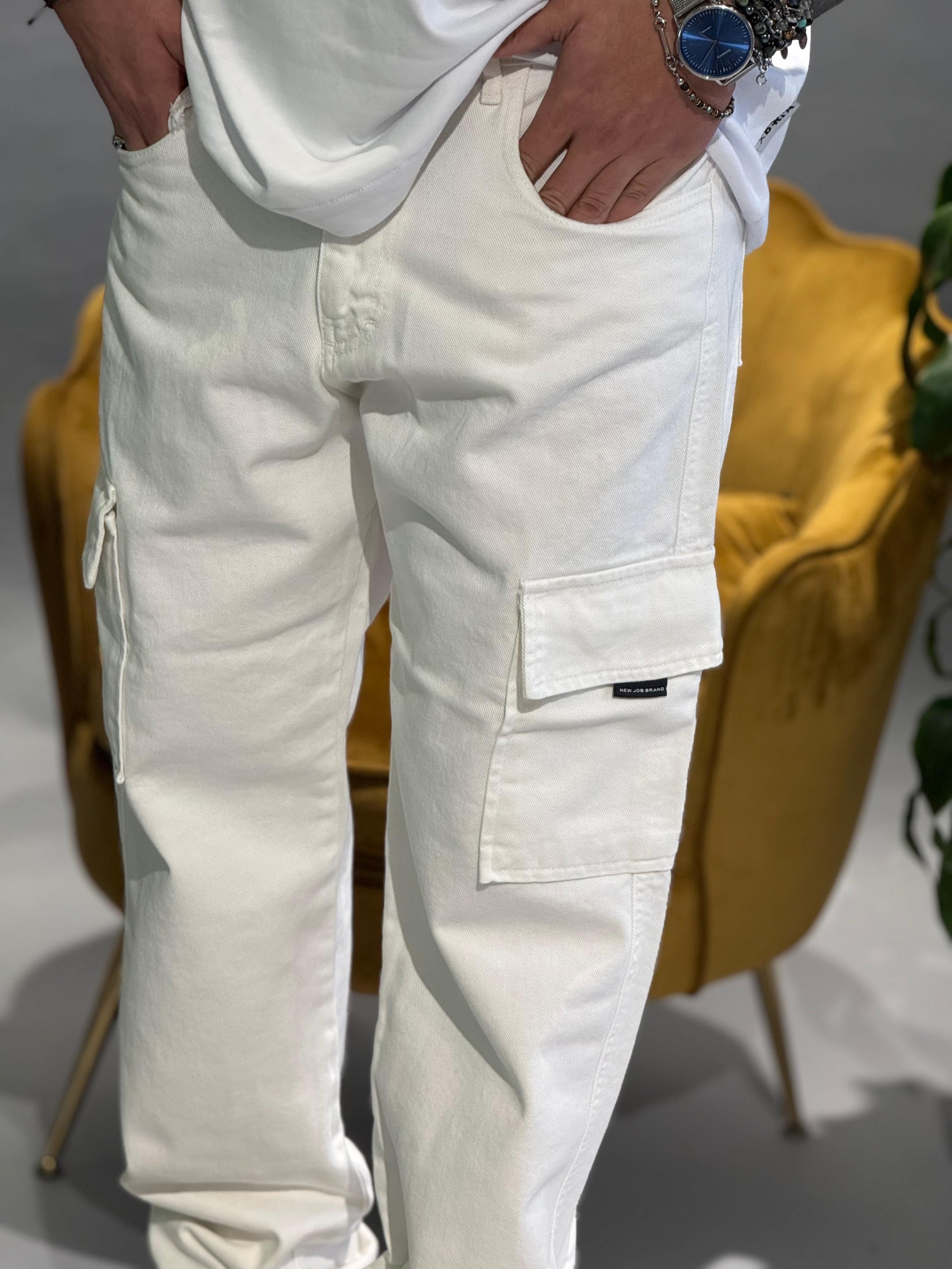 JEANS CARGO FONDO AMPIO NEW JOB BRAND