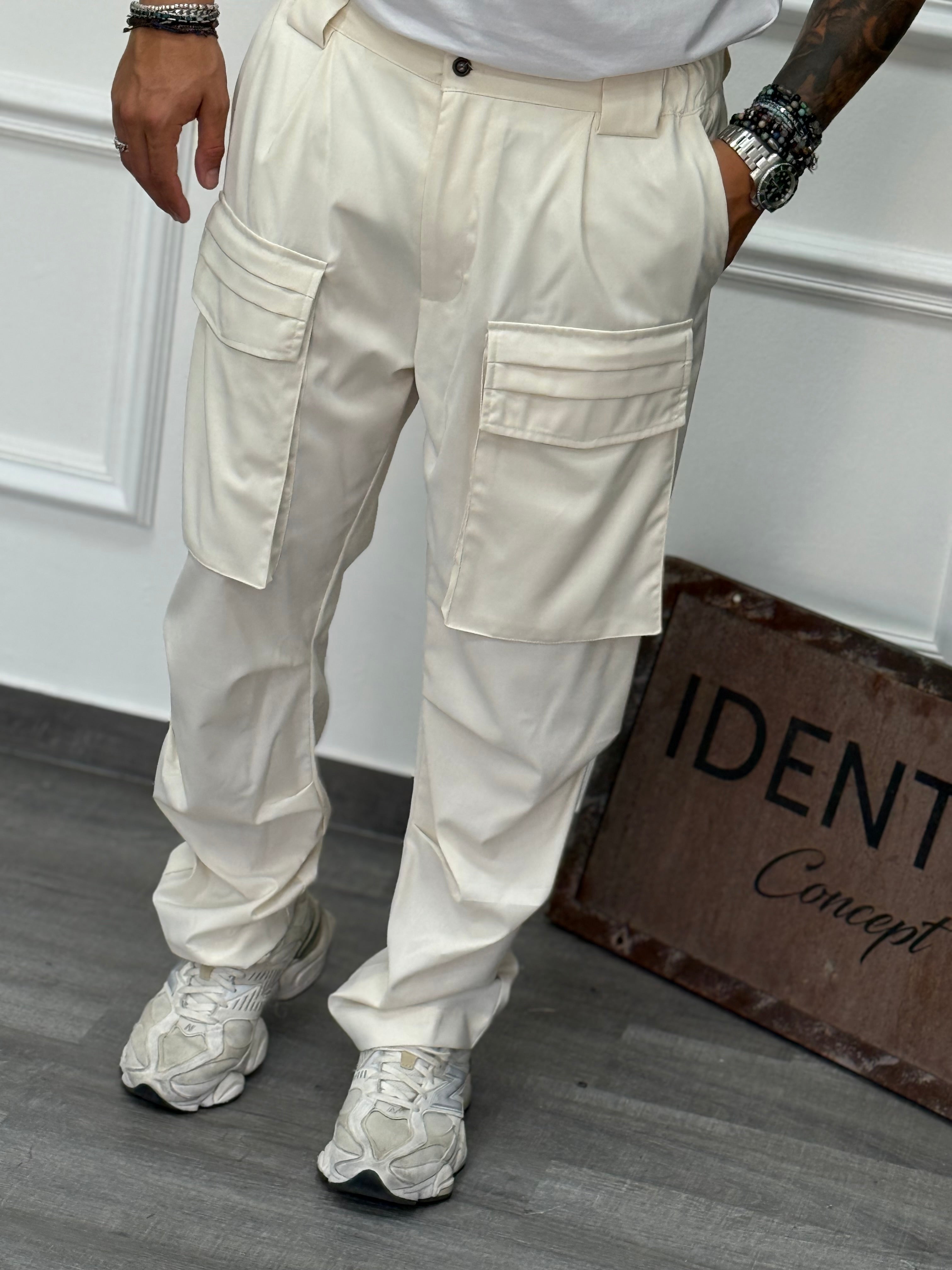 PANTALONE GREG PANNA TASCONATO NEW JOB BRAND