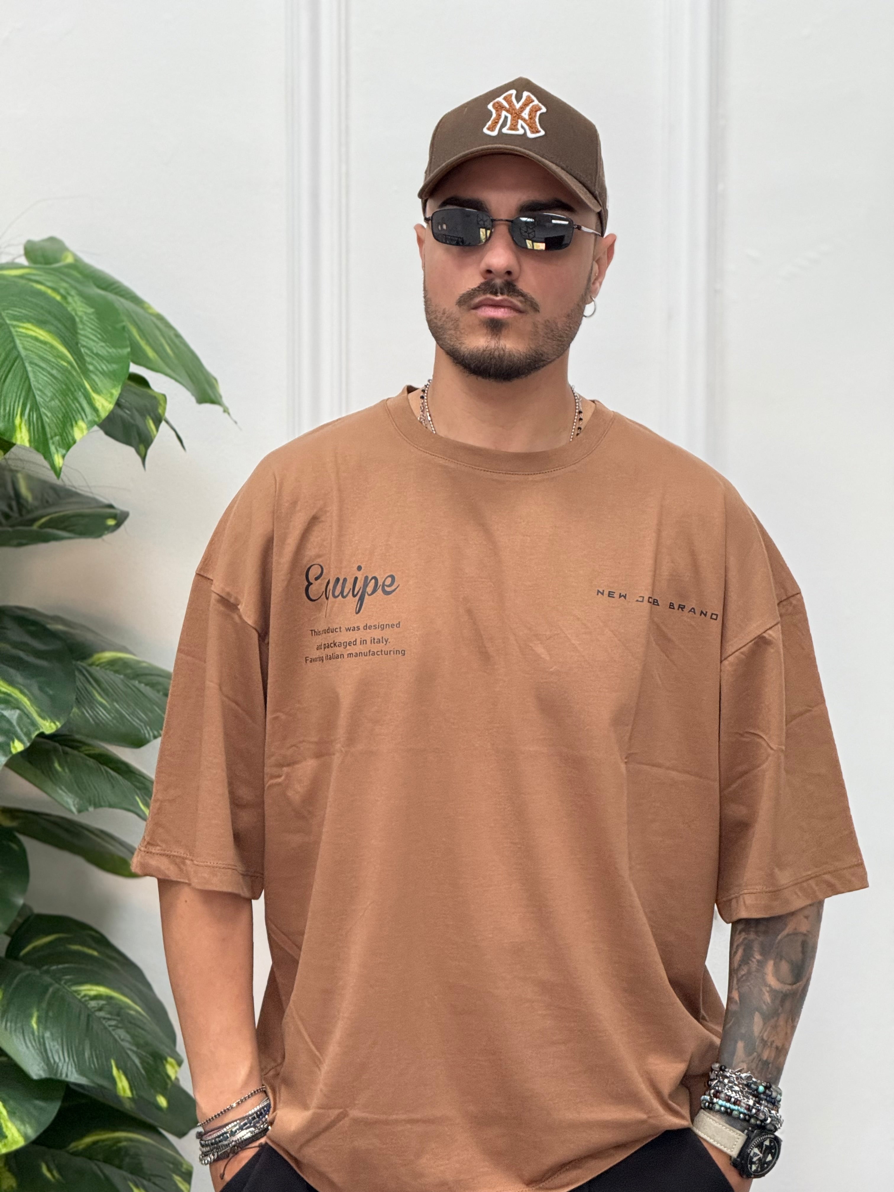 SHIRT OVERSIZE EQUIPE MANICA 3/4 NEW JOB BRAND