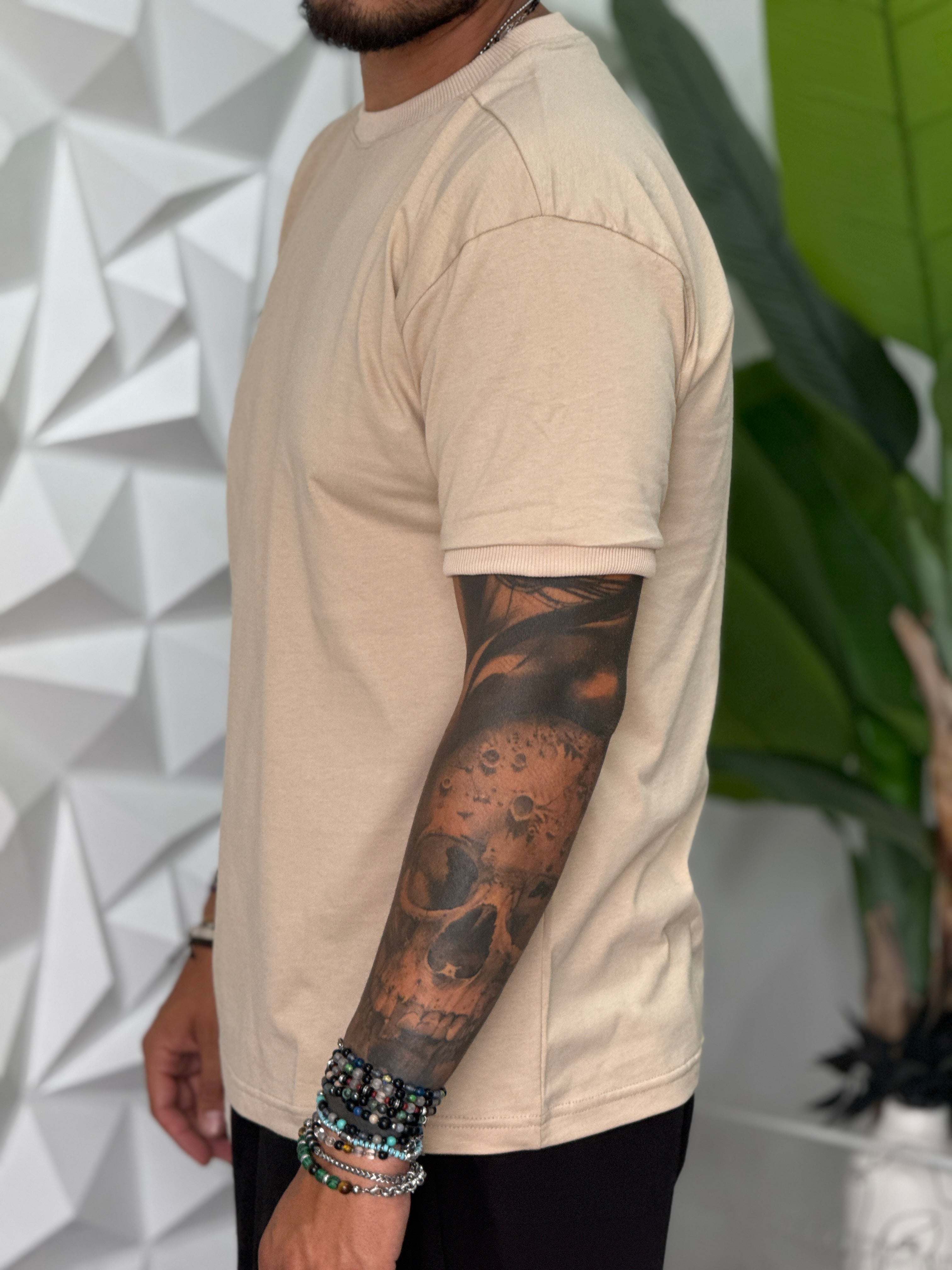 T-SHIRT COSTINA BEIGE NEW JOB BRAND