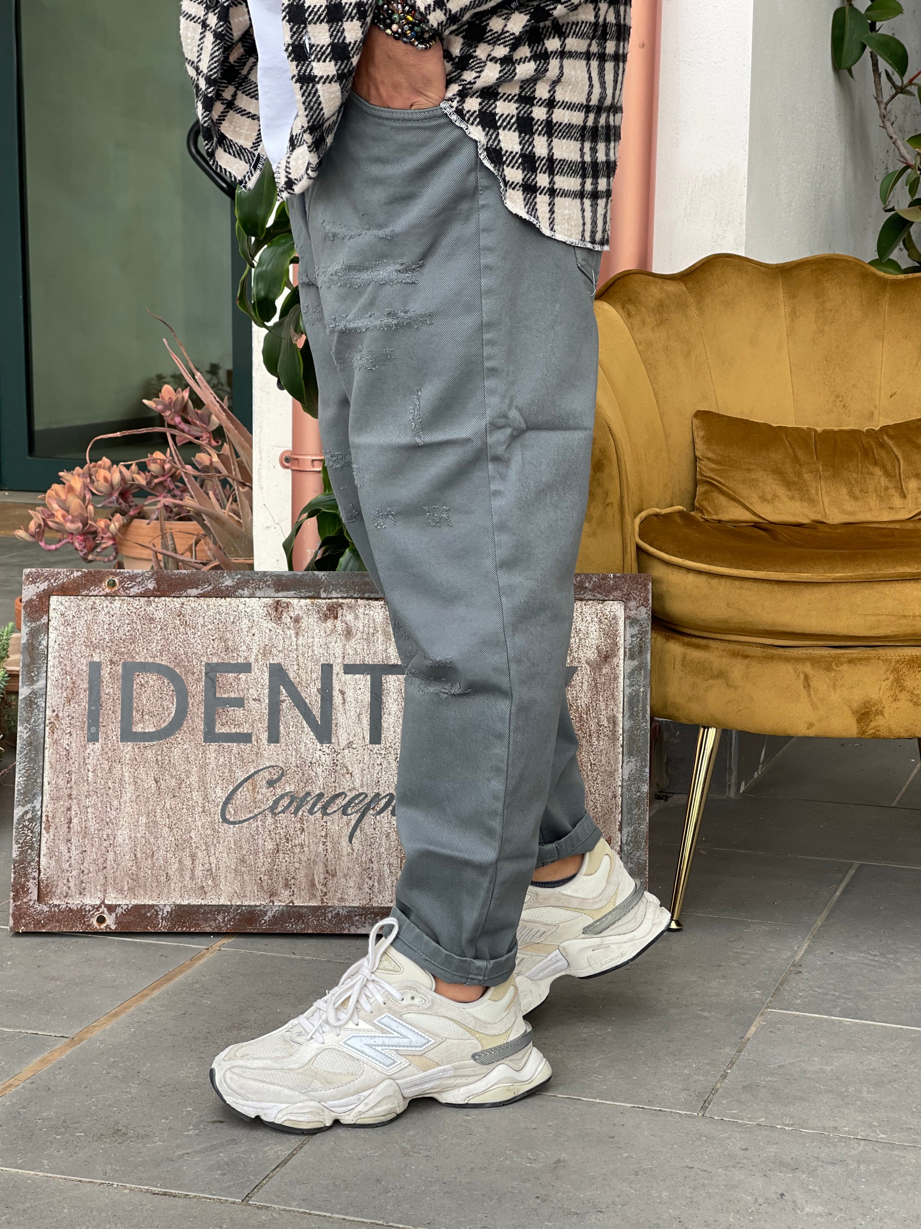 JEANS CANARIA PIOMBO NEW JOB BRAND