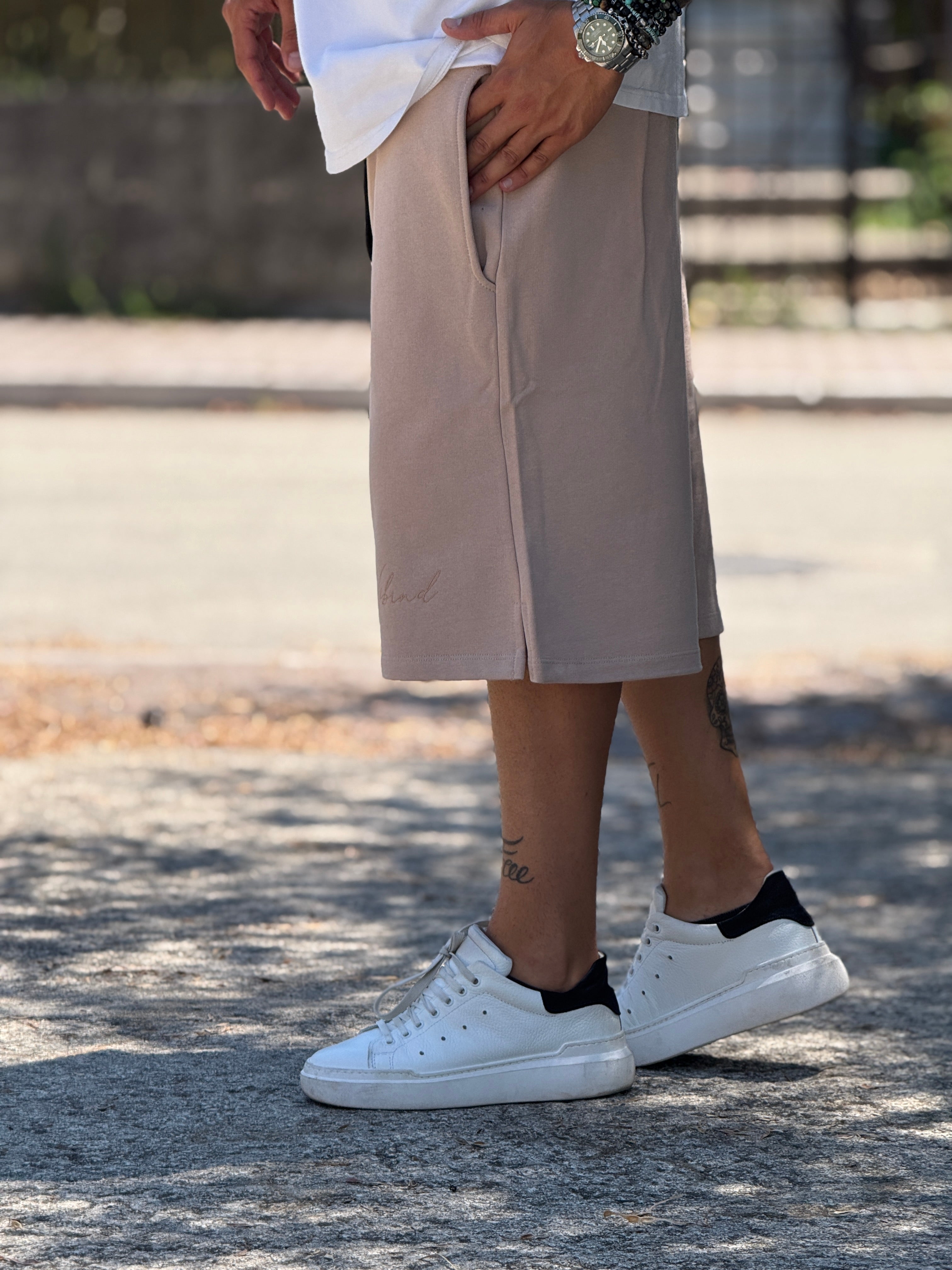 BERMUDA 3/4 BEIGE DI TUTA NEW JOB BRAND