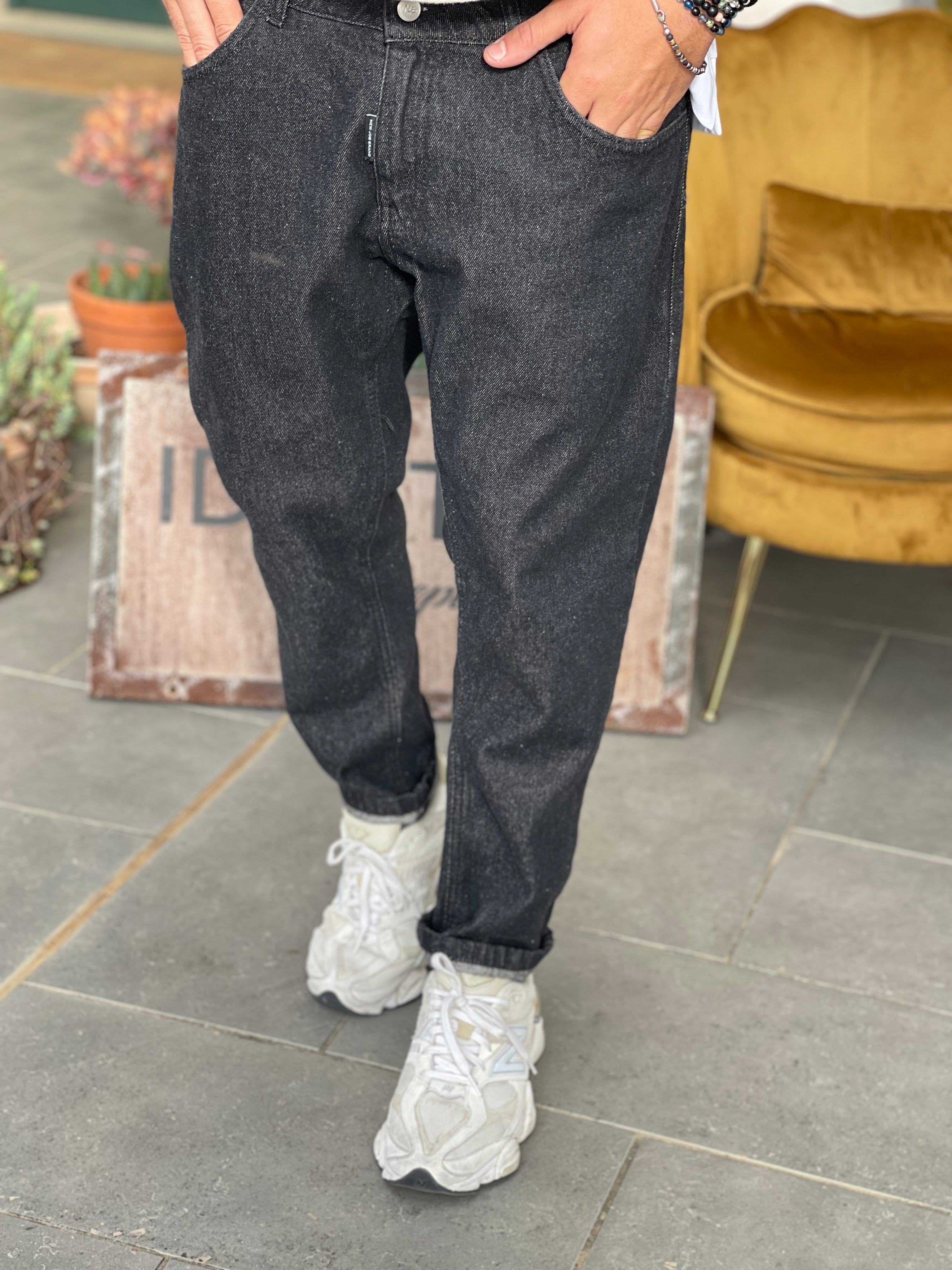 JEANS REGULAR FIT NERO NEW JOB BRAND