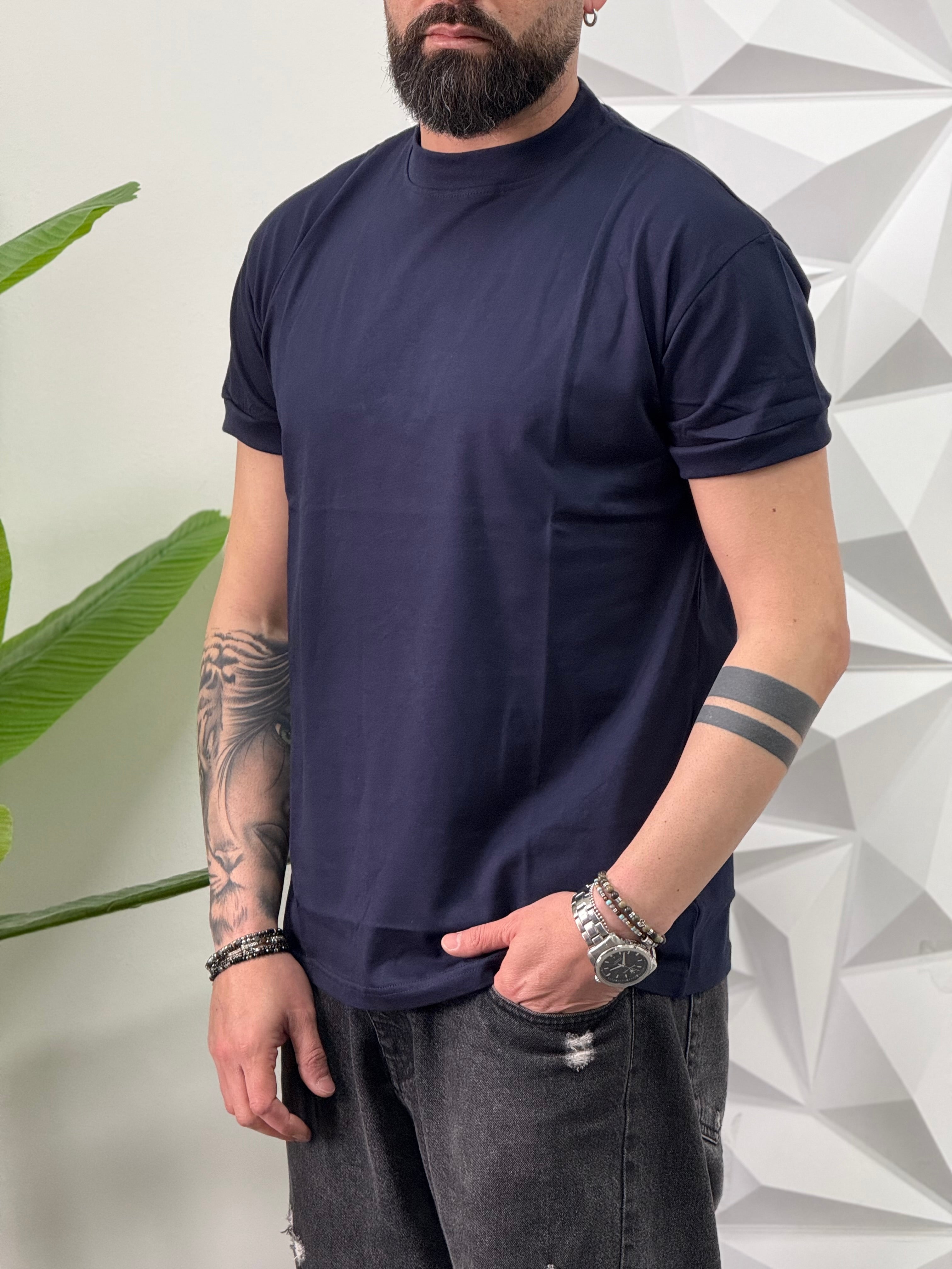 SHIRT NJB 692 MEZZOCOLLO BIANCO