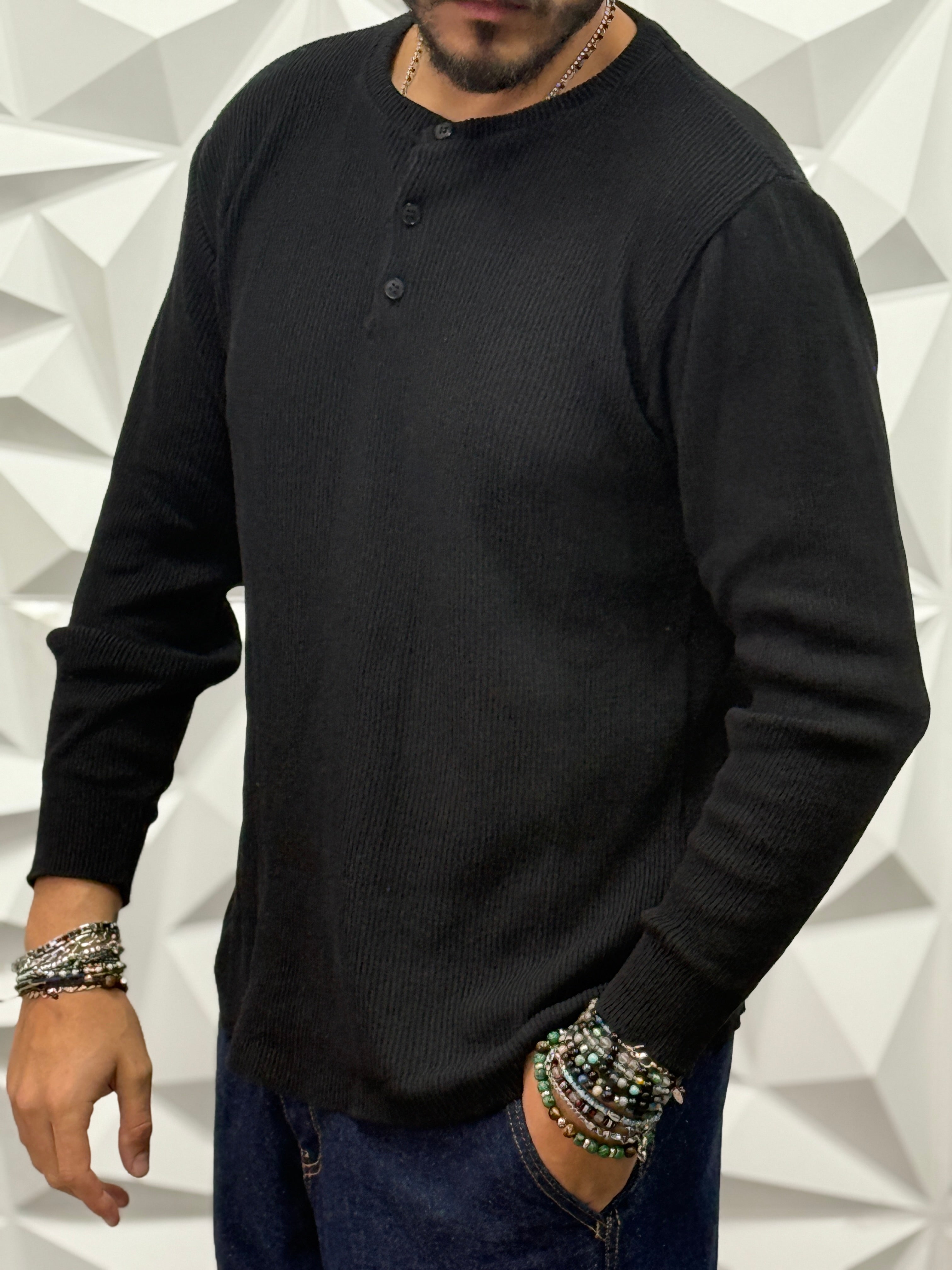 POLO REGULAR NERO NEW JOB BRAND