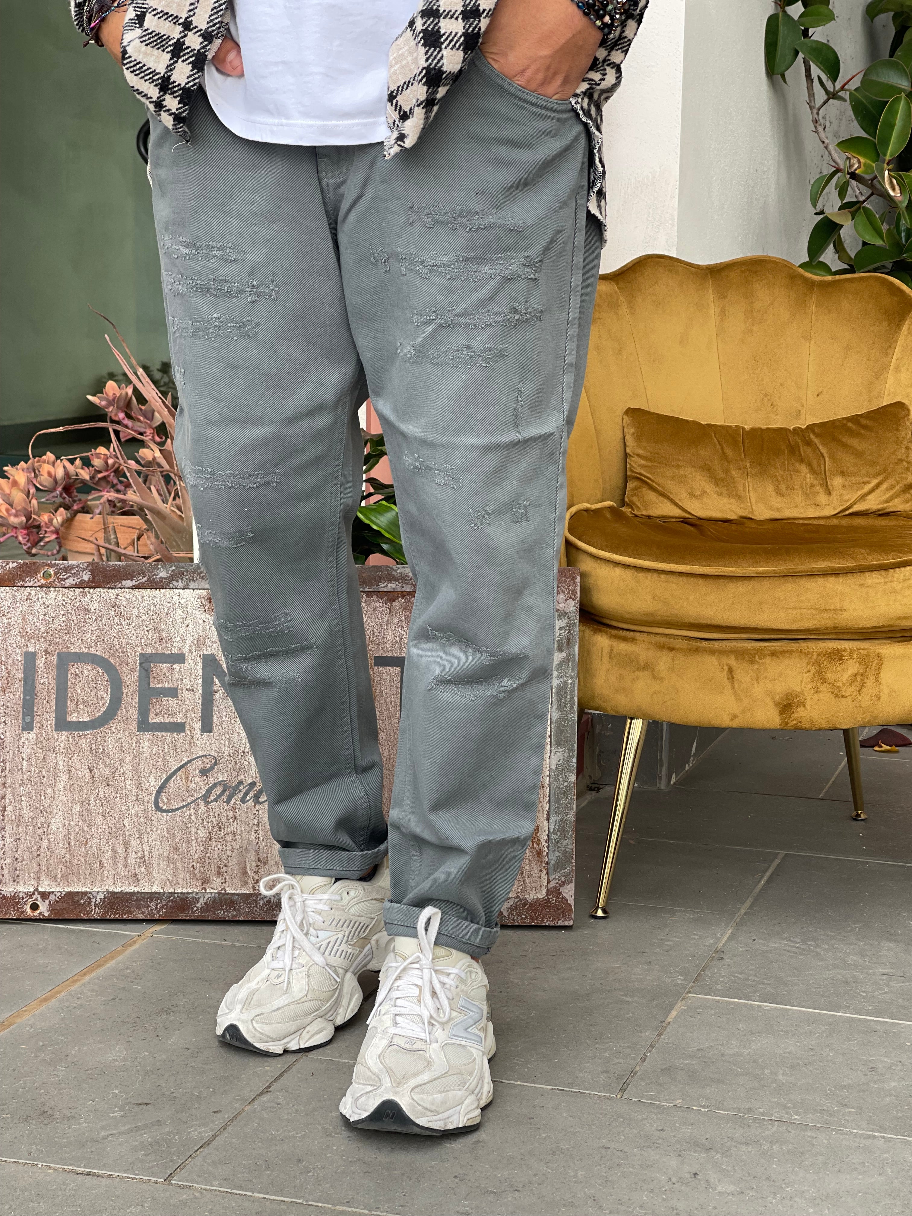 JEANS CANARIA PIOMBO NEW JOB BRAND