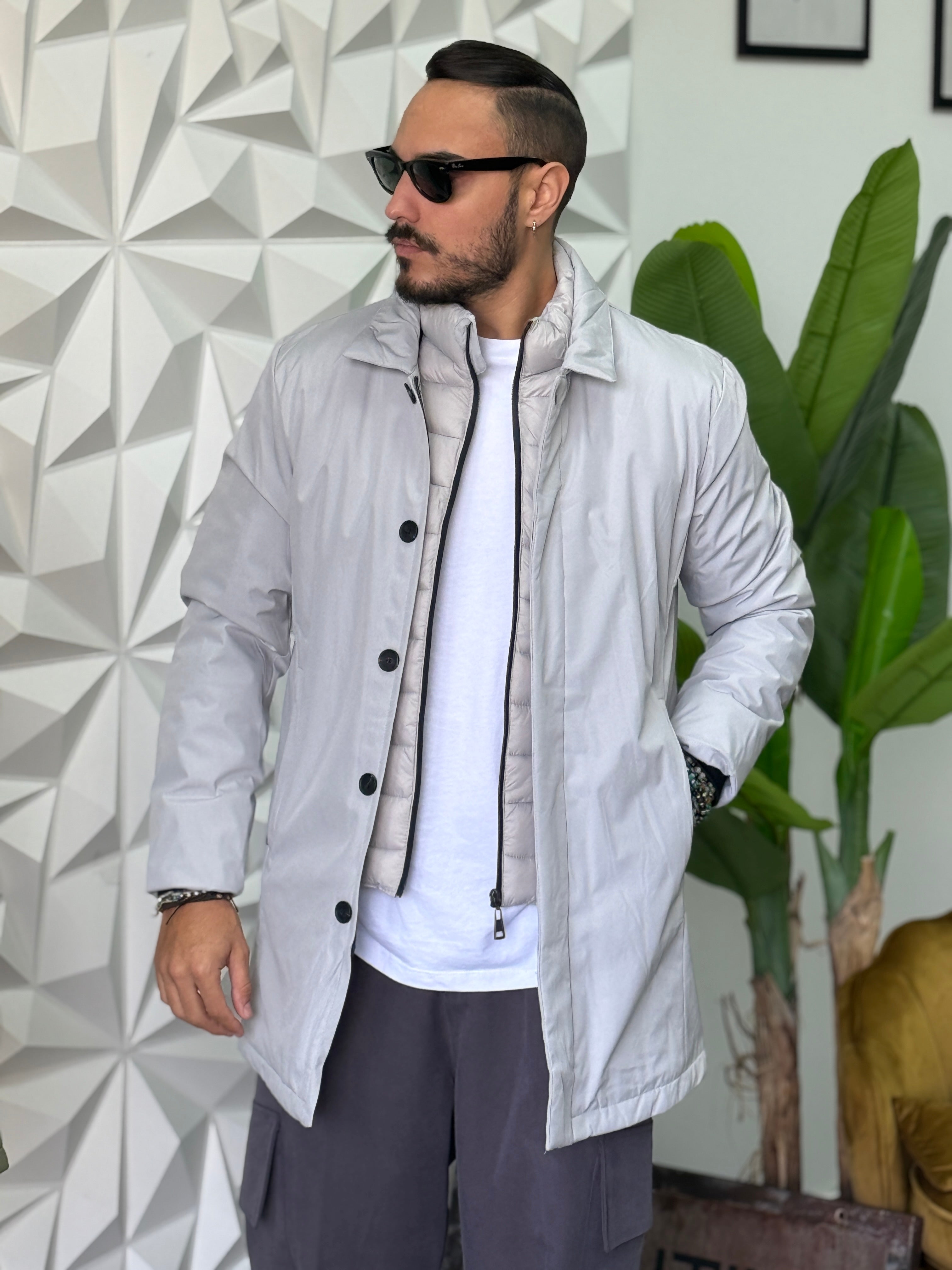 IRON CORE GIUBBINO TESSUTO TECNICO ELEGANT GHIACCIO NEW JOB BRAND