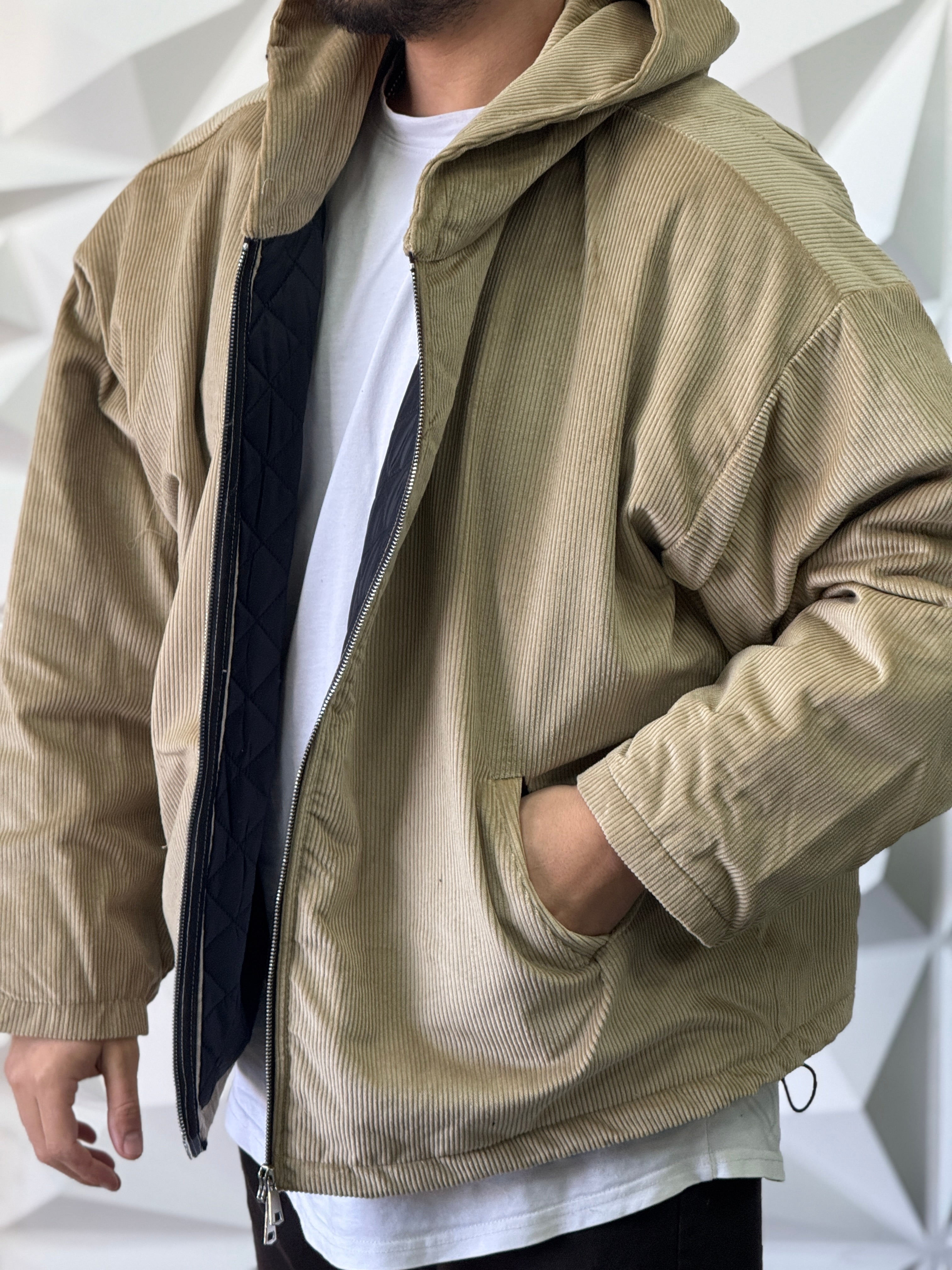 COLLEGE CAMEL VELLUTO CON CAPPUCCIO NEW JOB BRAND