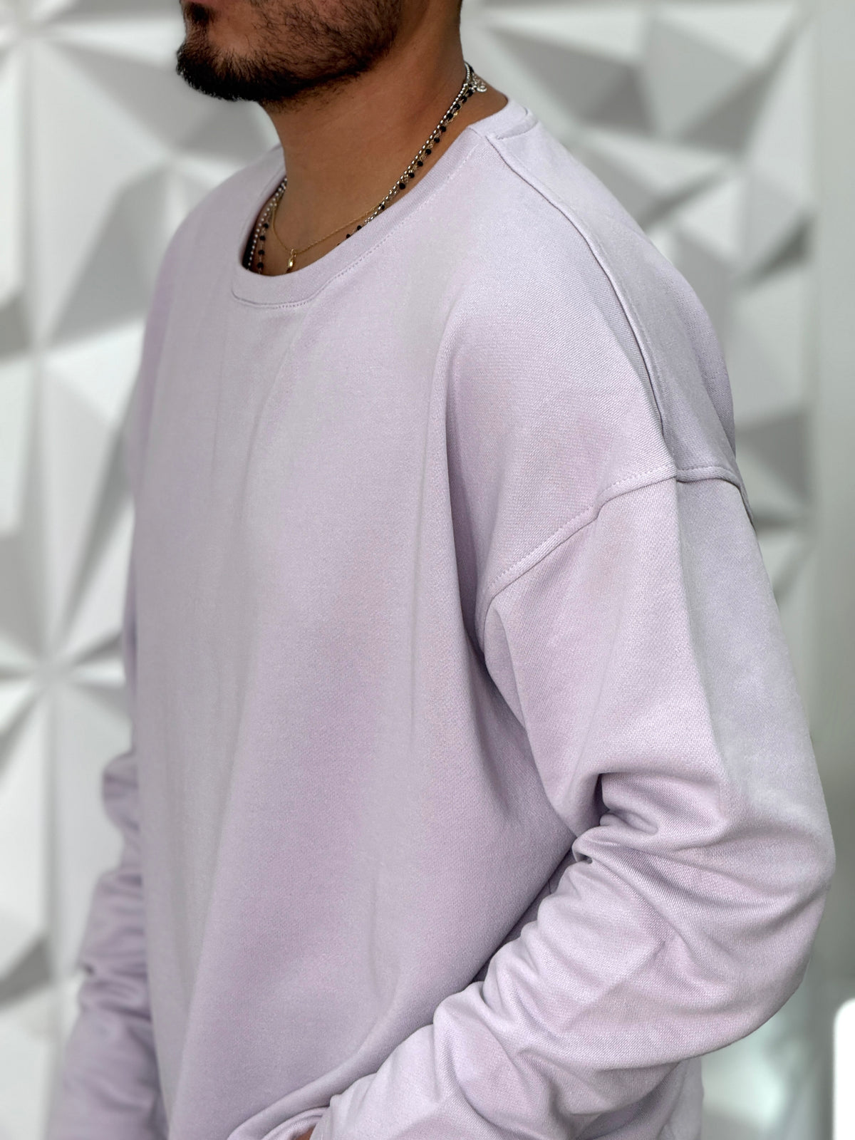 SHIRT LILLA MANICA LUNGA NEW JOB BRAND