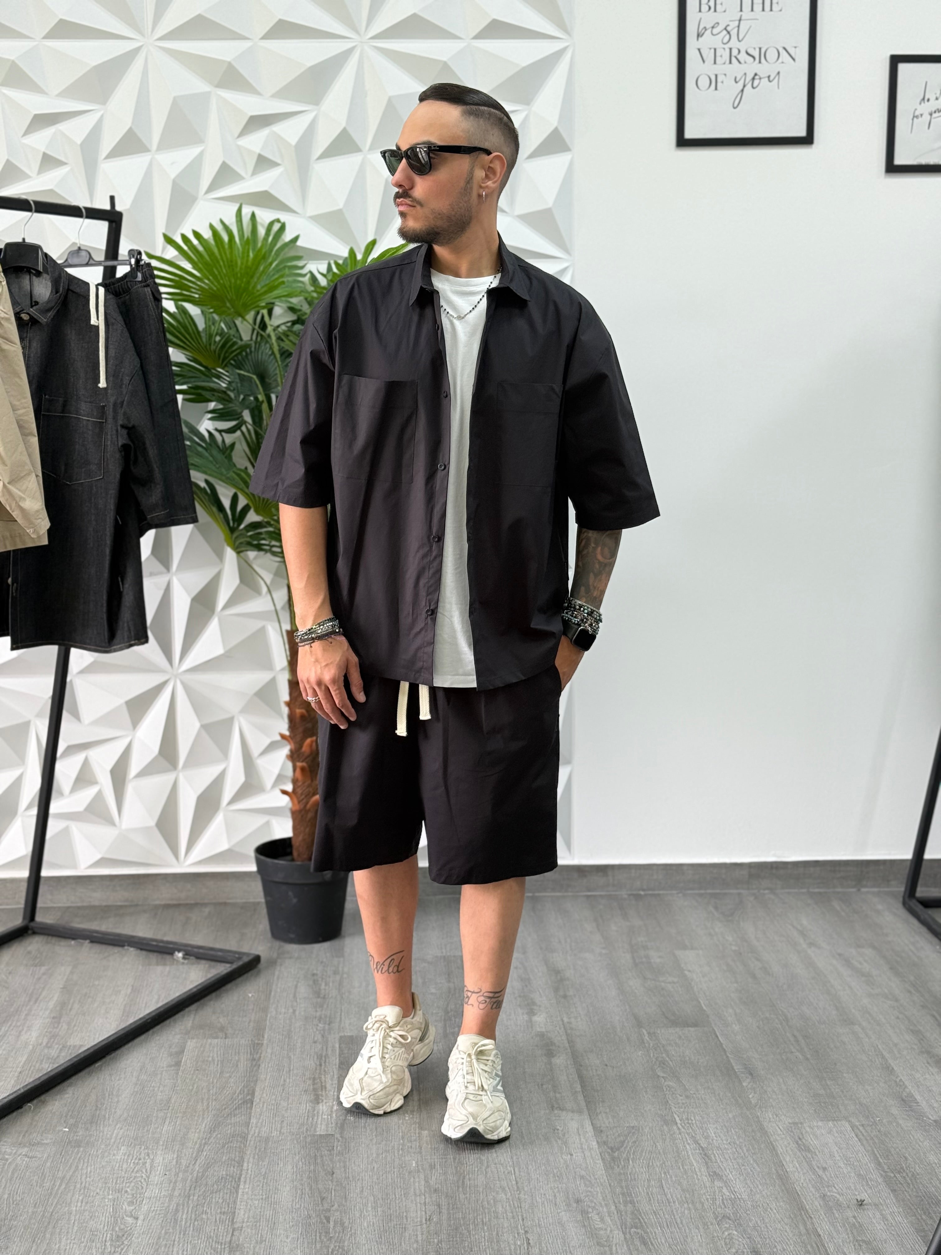 COORDINATO HARLEM NERO NEW JOB BRAND